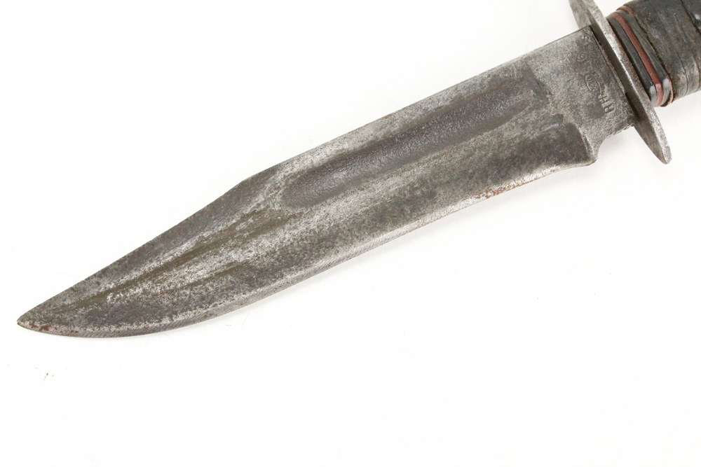 Vintage RH-36 Combat Knife with Cartridge Belt and Garrison Cap