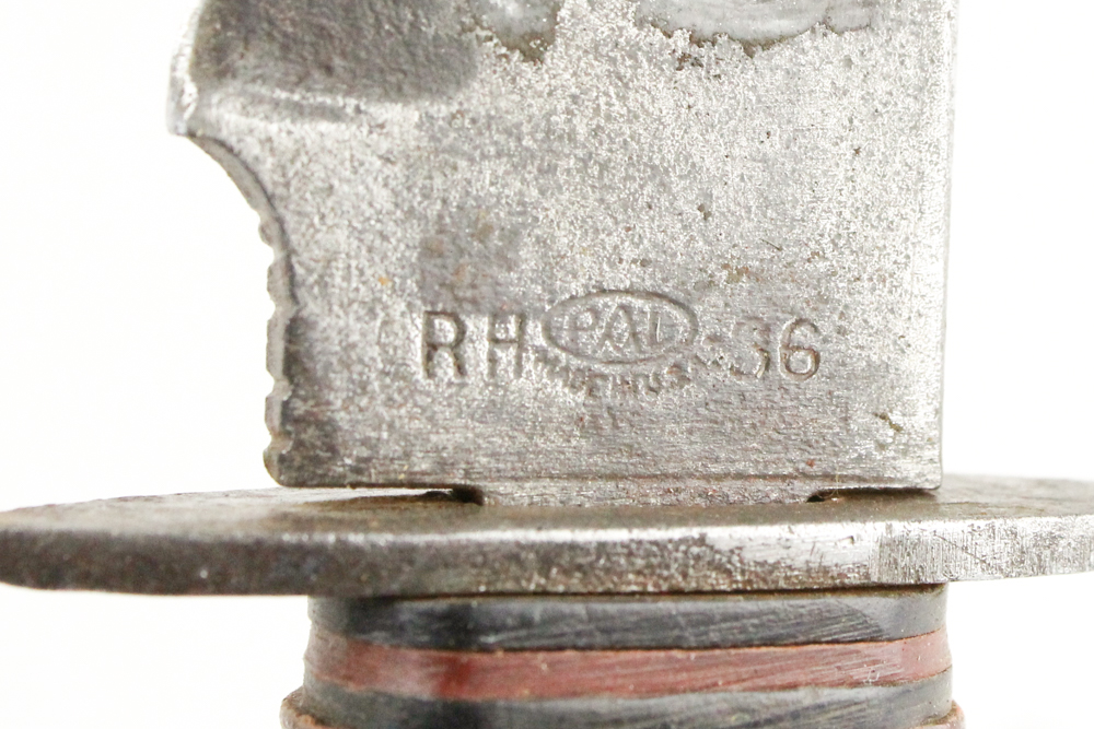 Vintage RH-36 Combat Knife with Cartridge Belt and Garrison Cap