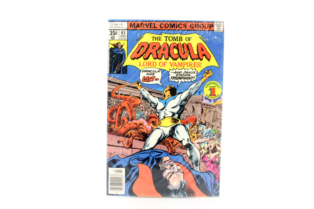 Collection of "The Tomb of Dracula" Comic Books
