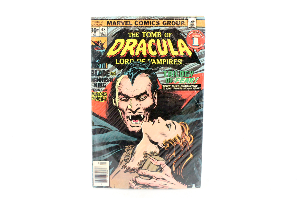 Collection of "The Tomb of Dracula" Comic Books