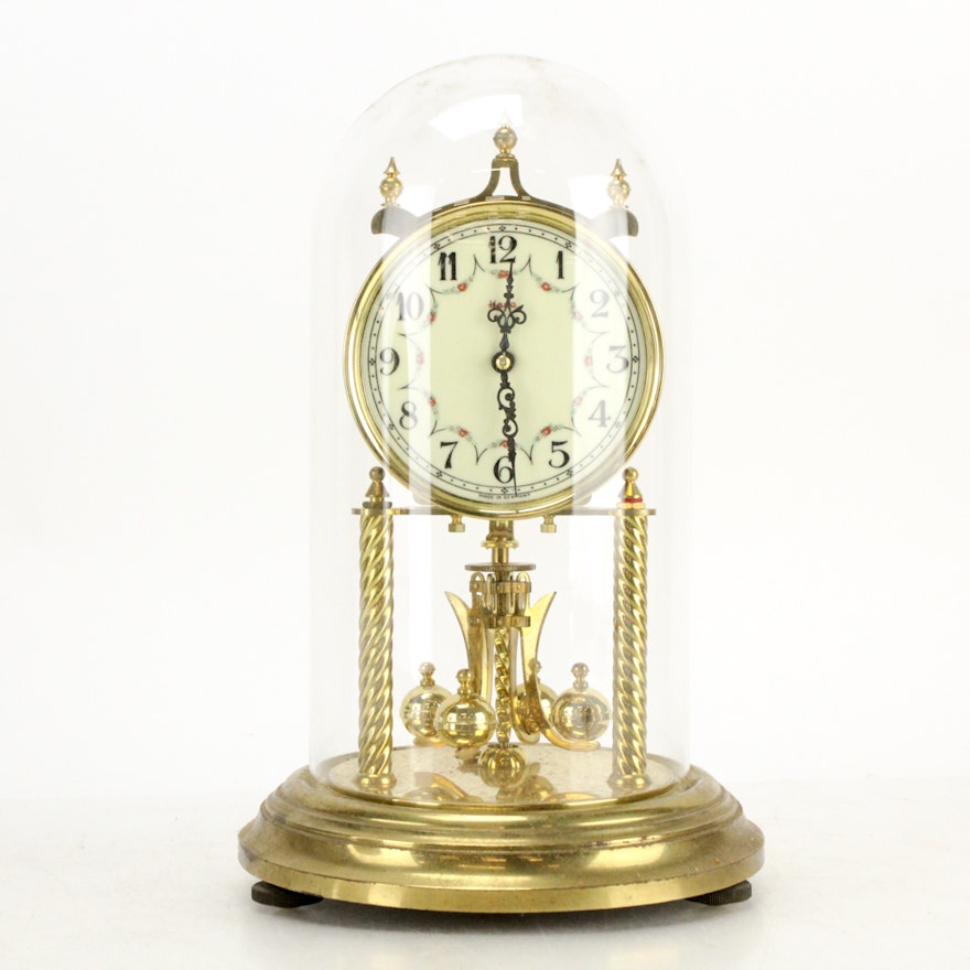 Mid-Century Kundo Original Blackforest 400 Day Clock