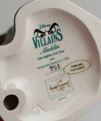 Walt Disney Limited Edition Villain Jafar "Oh Mighty Evil One" Figurine