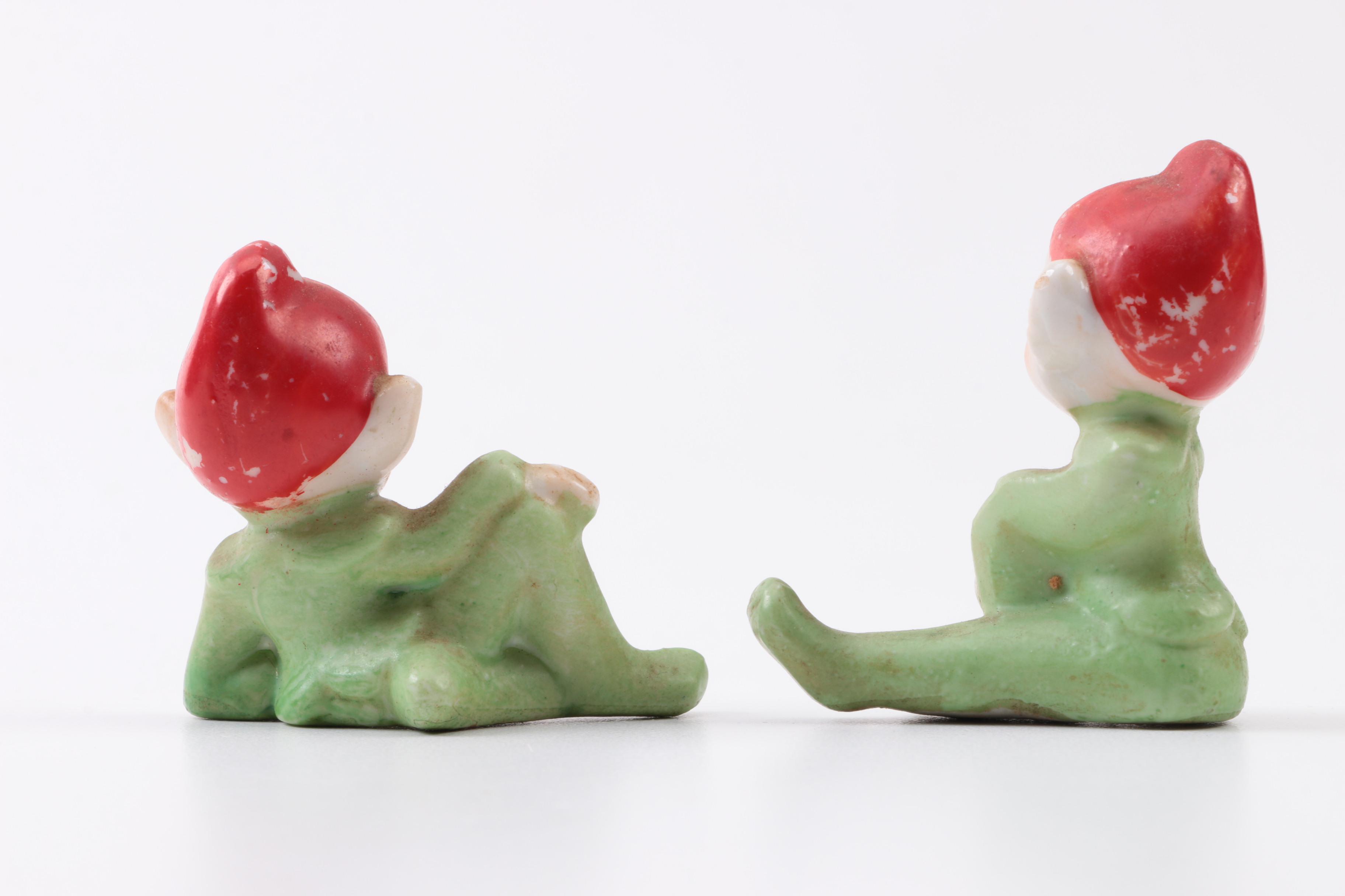 Vintage Japanese Pixie Elf Figurines