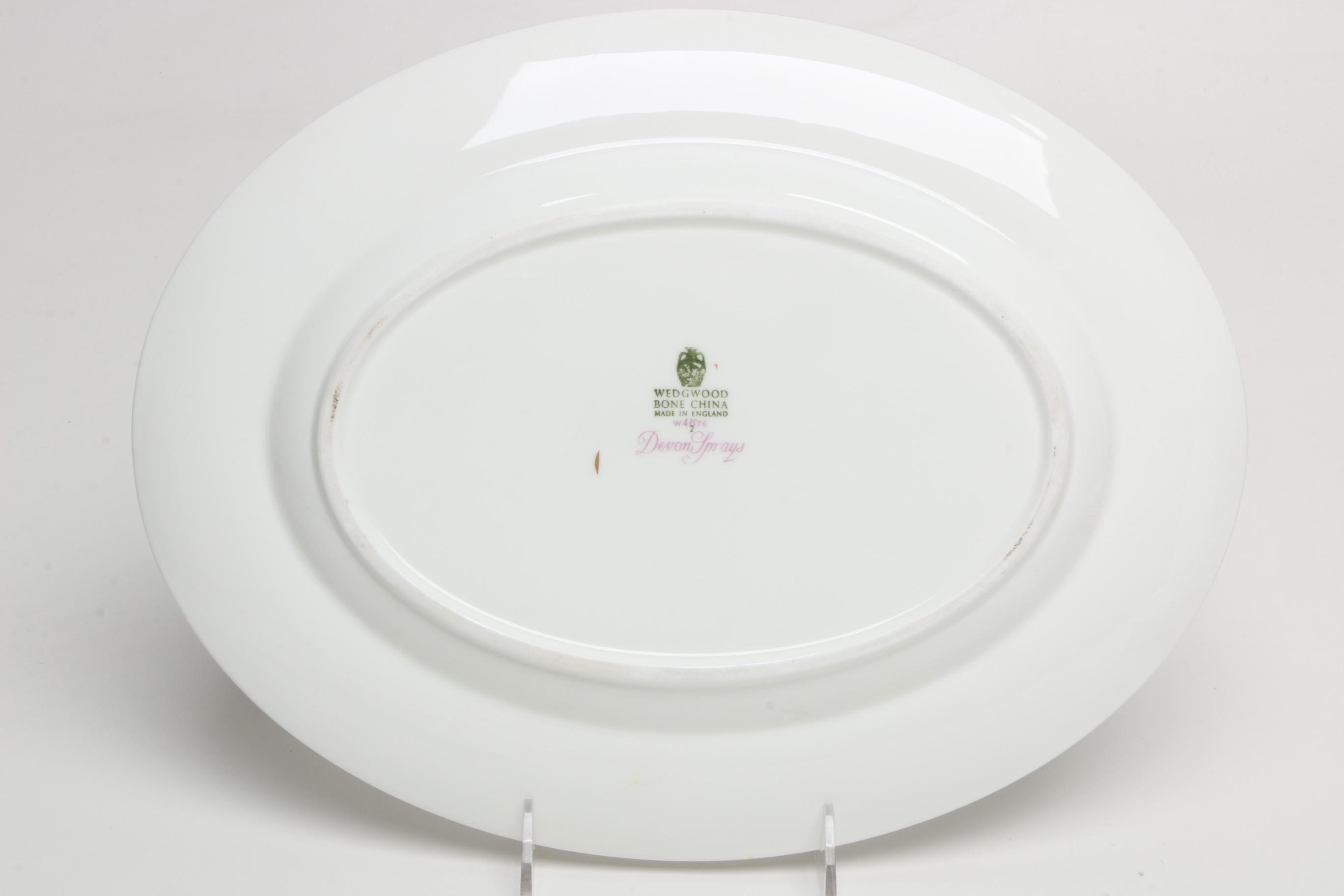 Vintage Wedgwood "Devon Sprays" Bone China Tableware