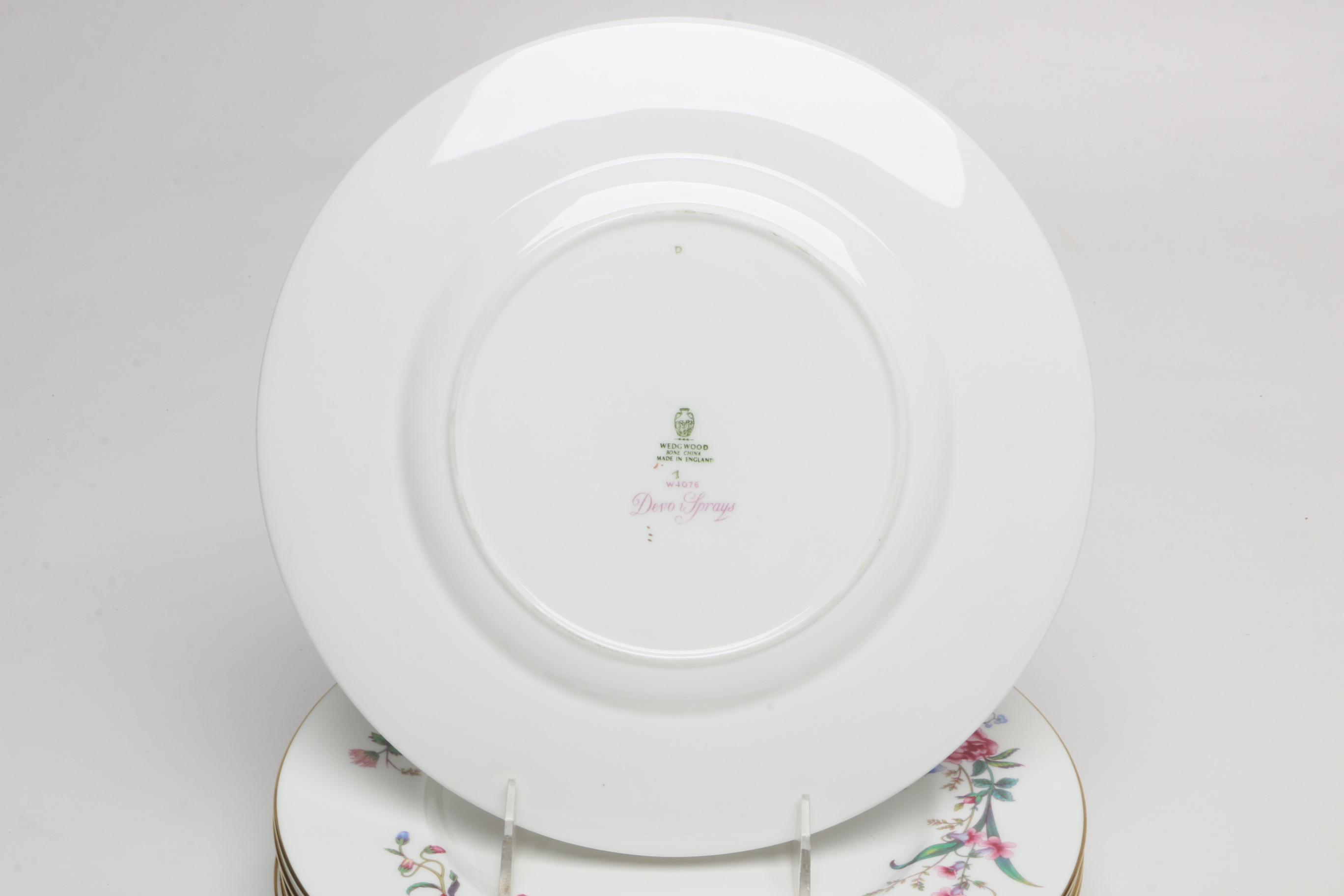 Vintage Wedgwood "Devon Sprays" Bone China Tableware