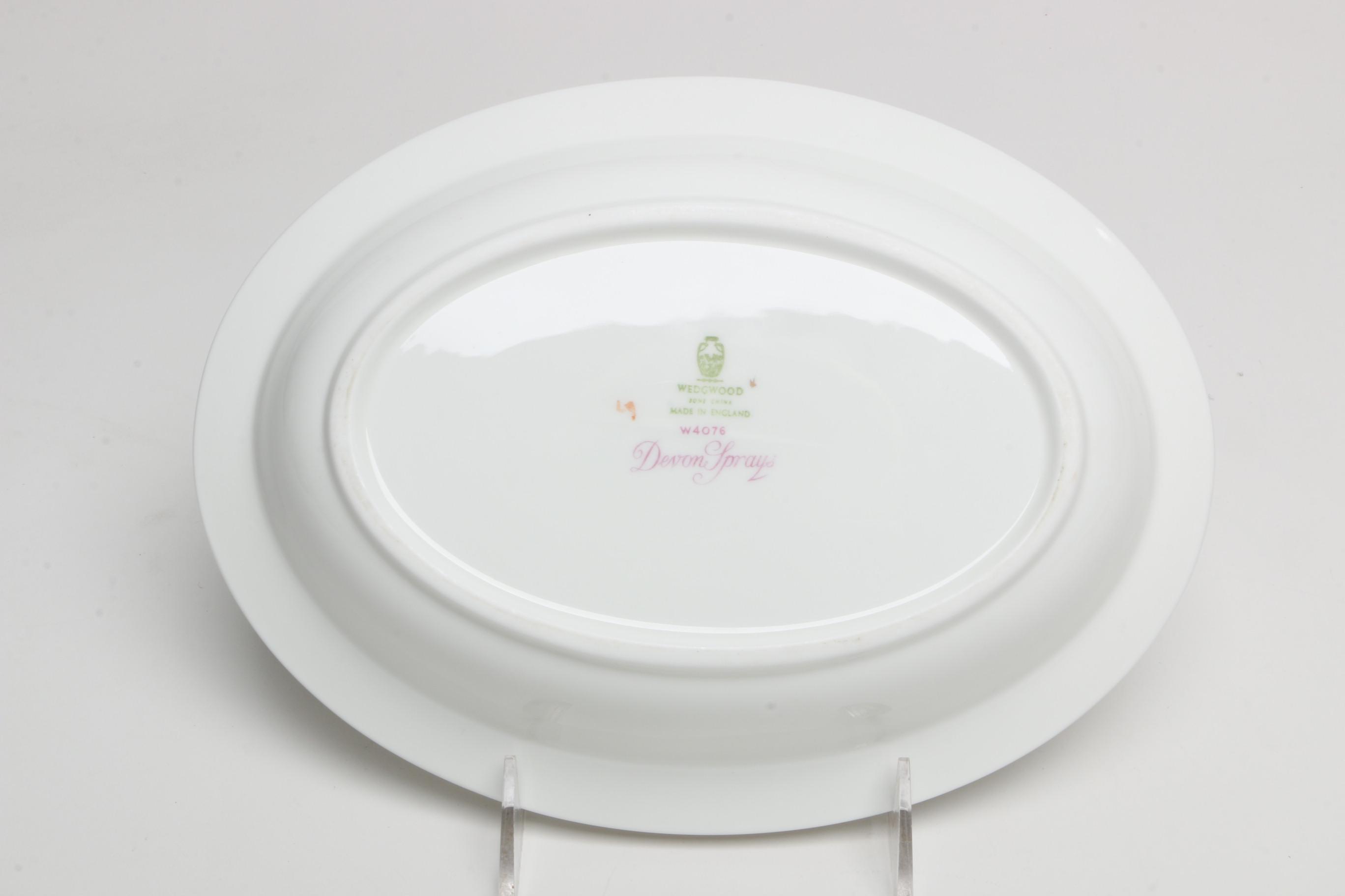 Vintage Wedgwood "Devon Sprays" Bone China Tableware