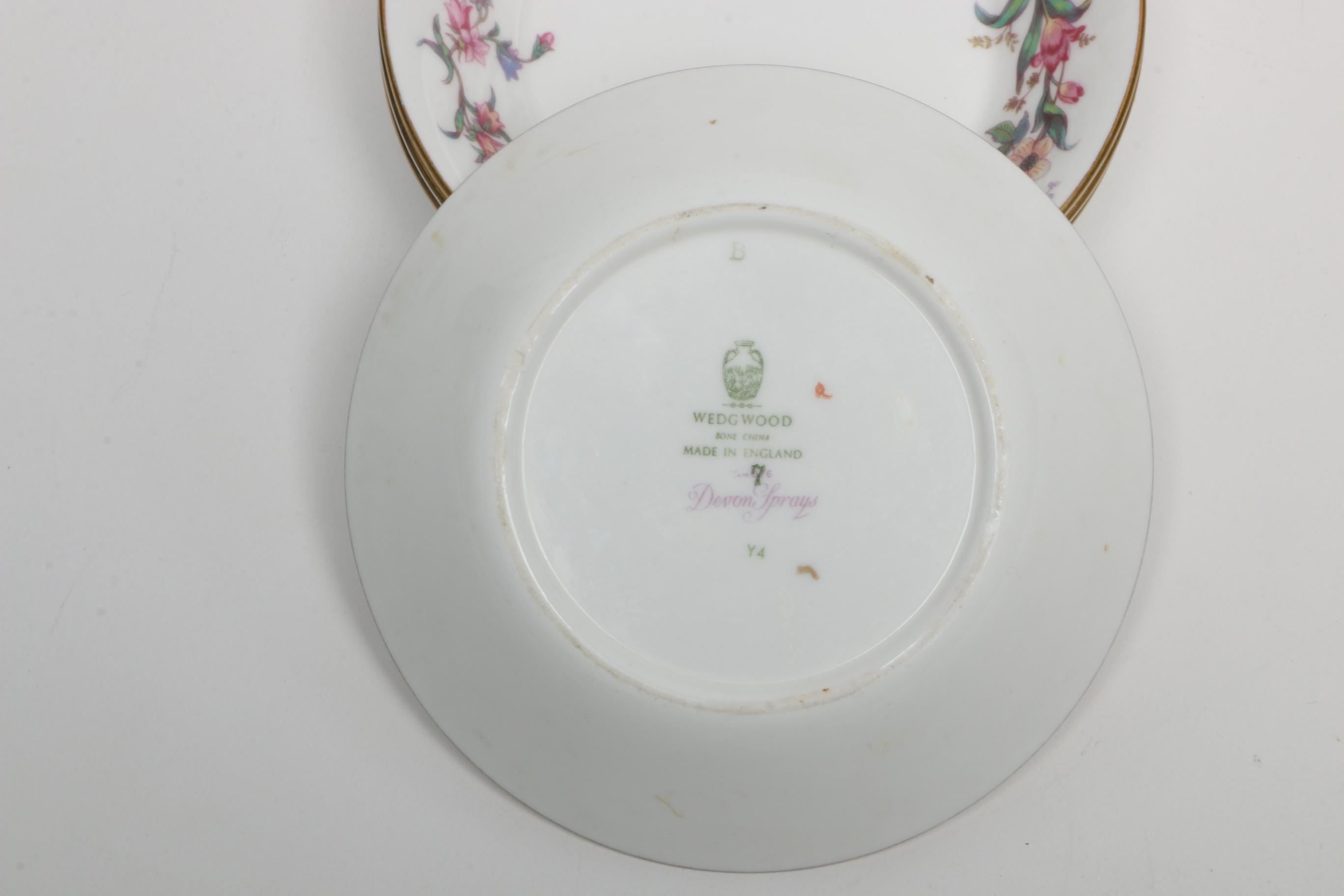 Vintage Wedgwood "Devon Sprays" Bone China Tableware