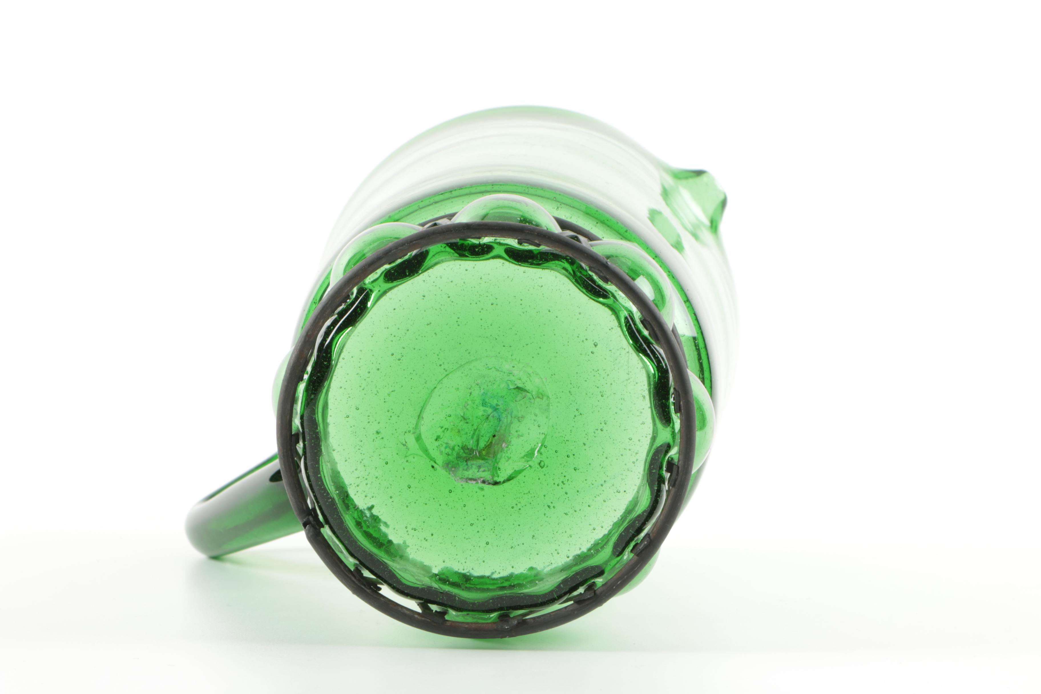 Vintage Green Glassware