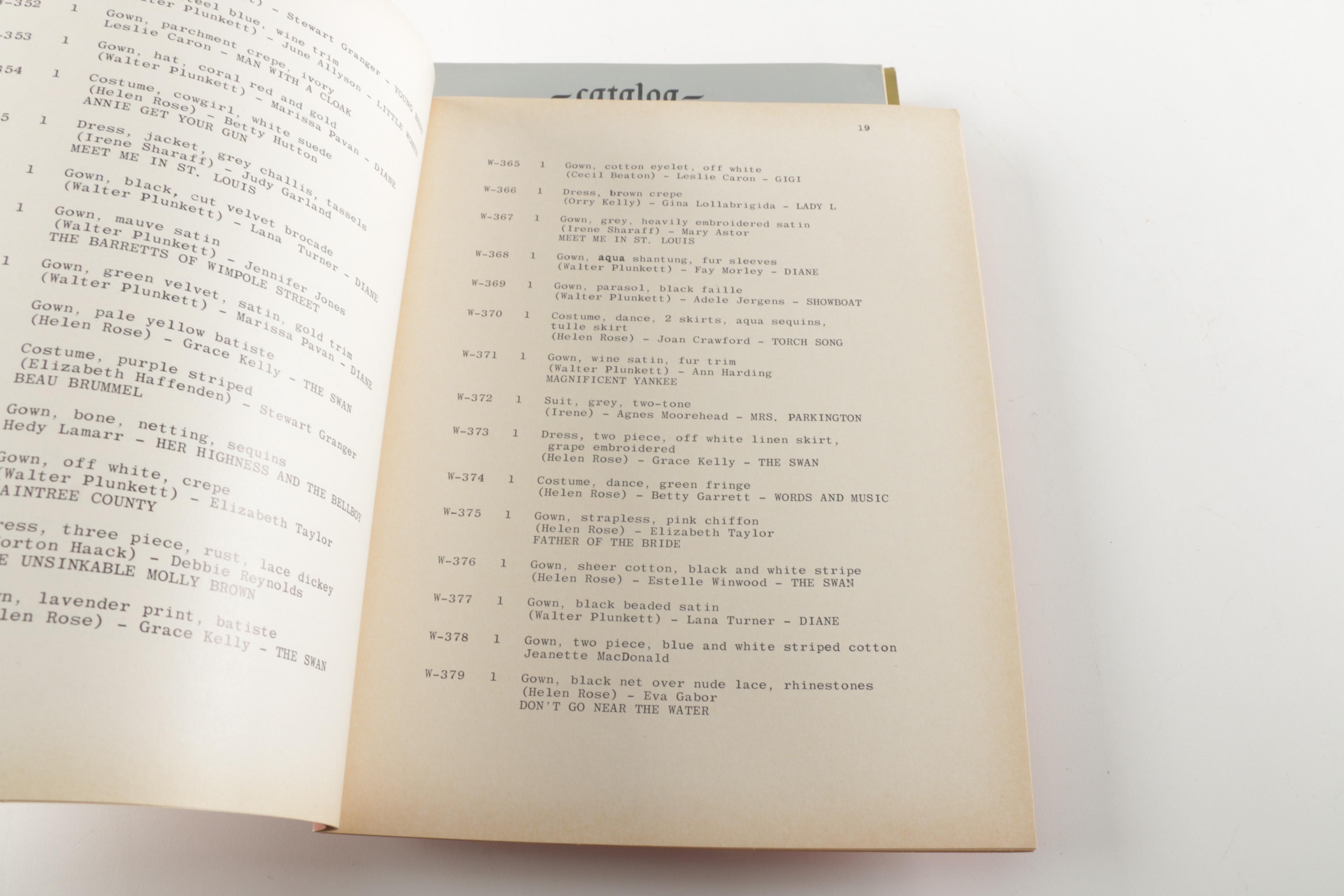 1970 Collection of Catalogs for Metro-Goldwyn-Mayer Public Auction