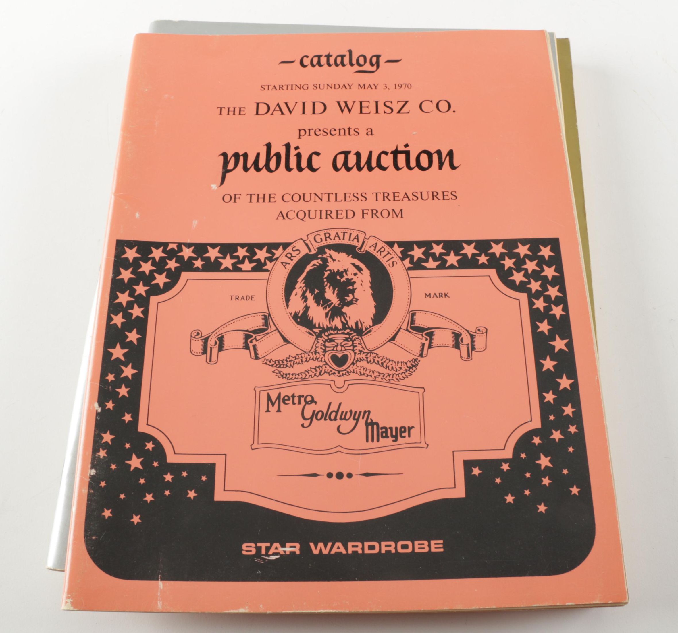 1970 Collection of Catalogs for Metro-Goldwyn-Mayer Public Auction