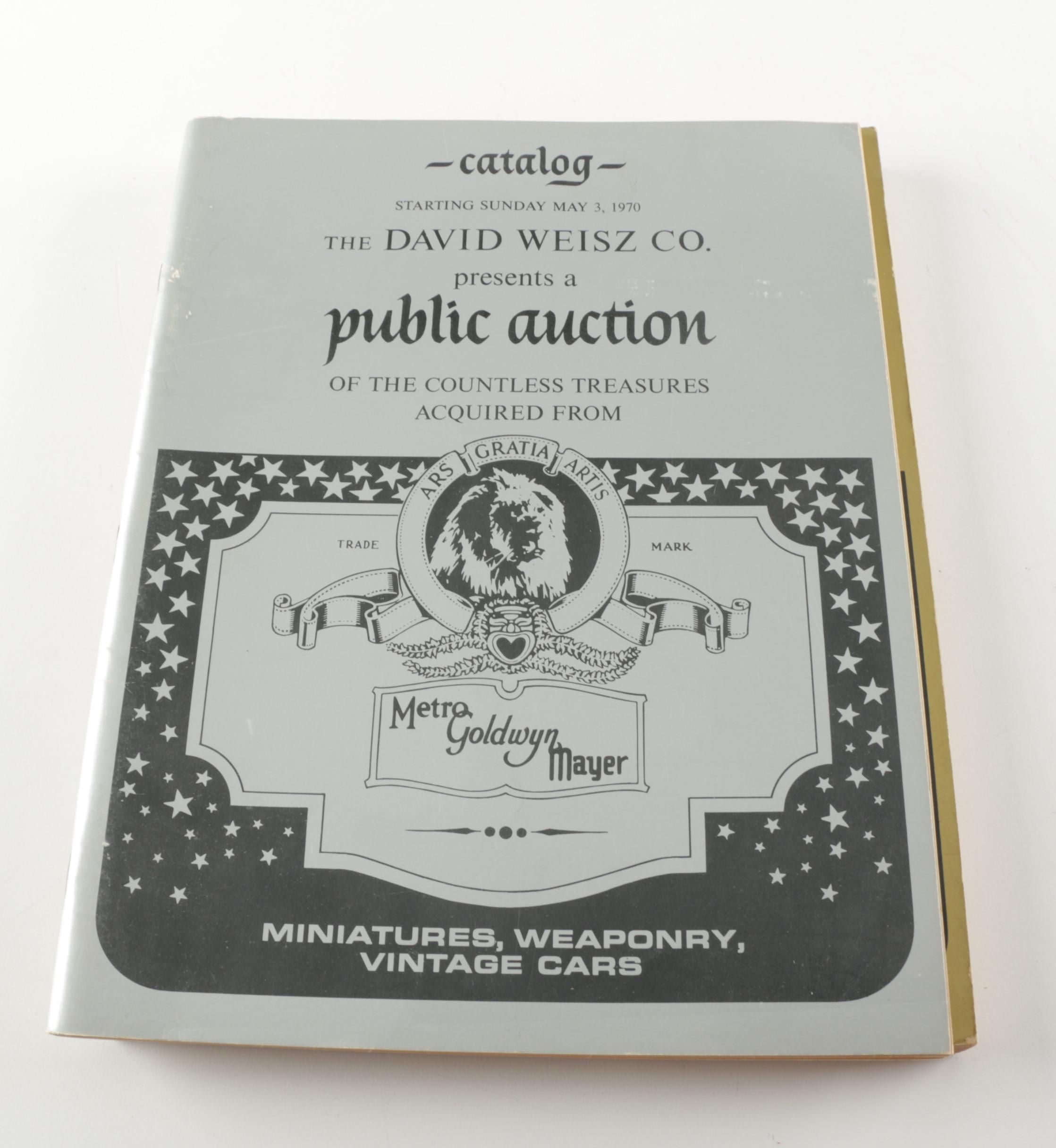 1970 Collection of Catalogs for Metro-Goldwyn-Mayer Public Auction