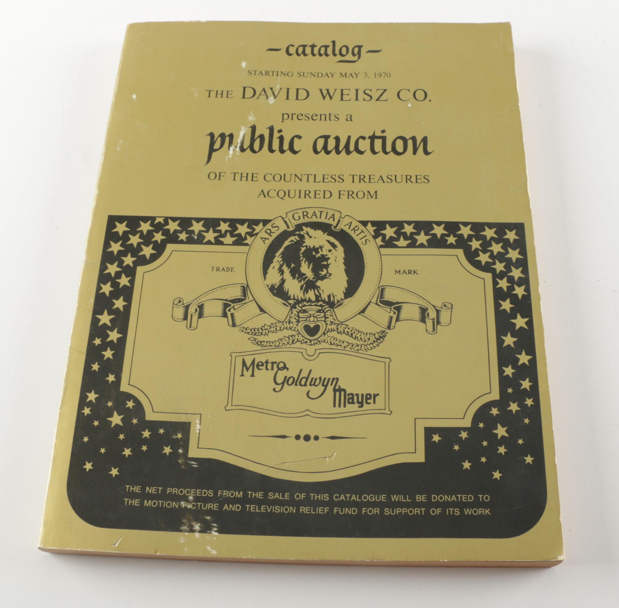 1970 Collection of Catalogs for Metro-Goldwyn-Mayer Public Auction
