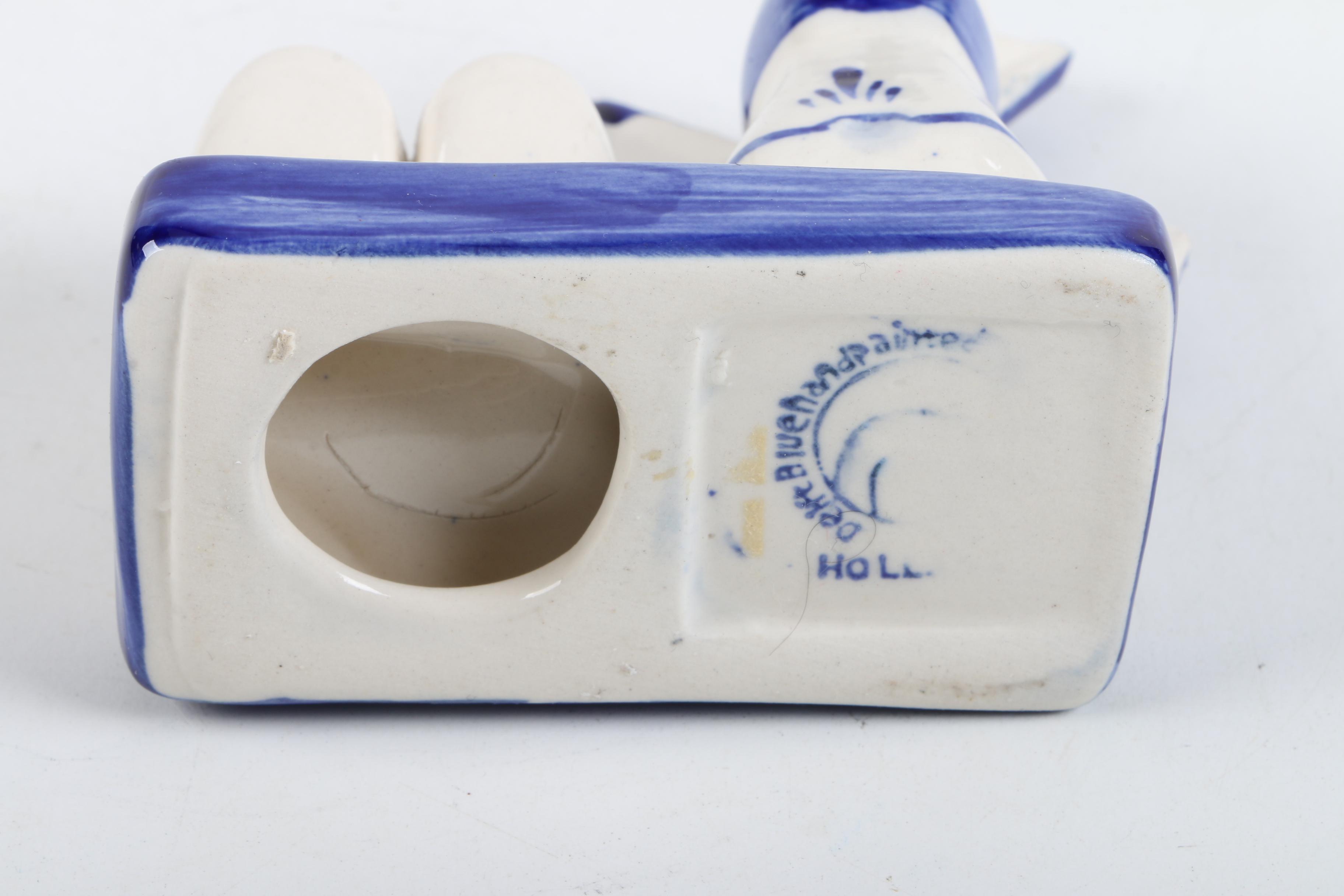 Vintage Delft Style Tableware Including Mini Tea Service