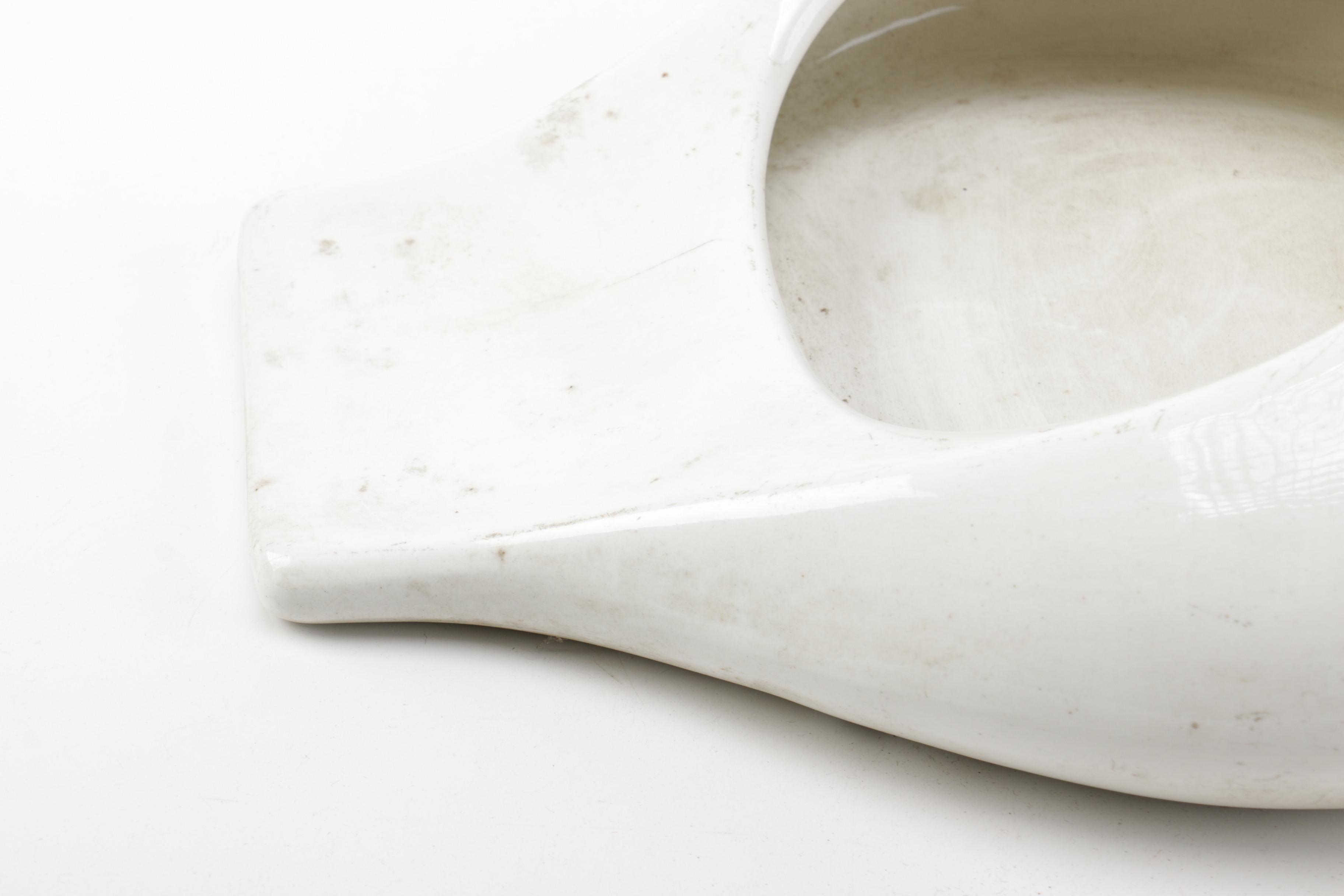 Vintage Ceramic Bedpan and Urinal