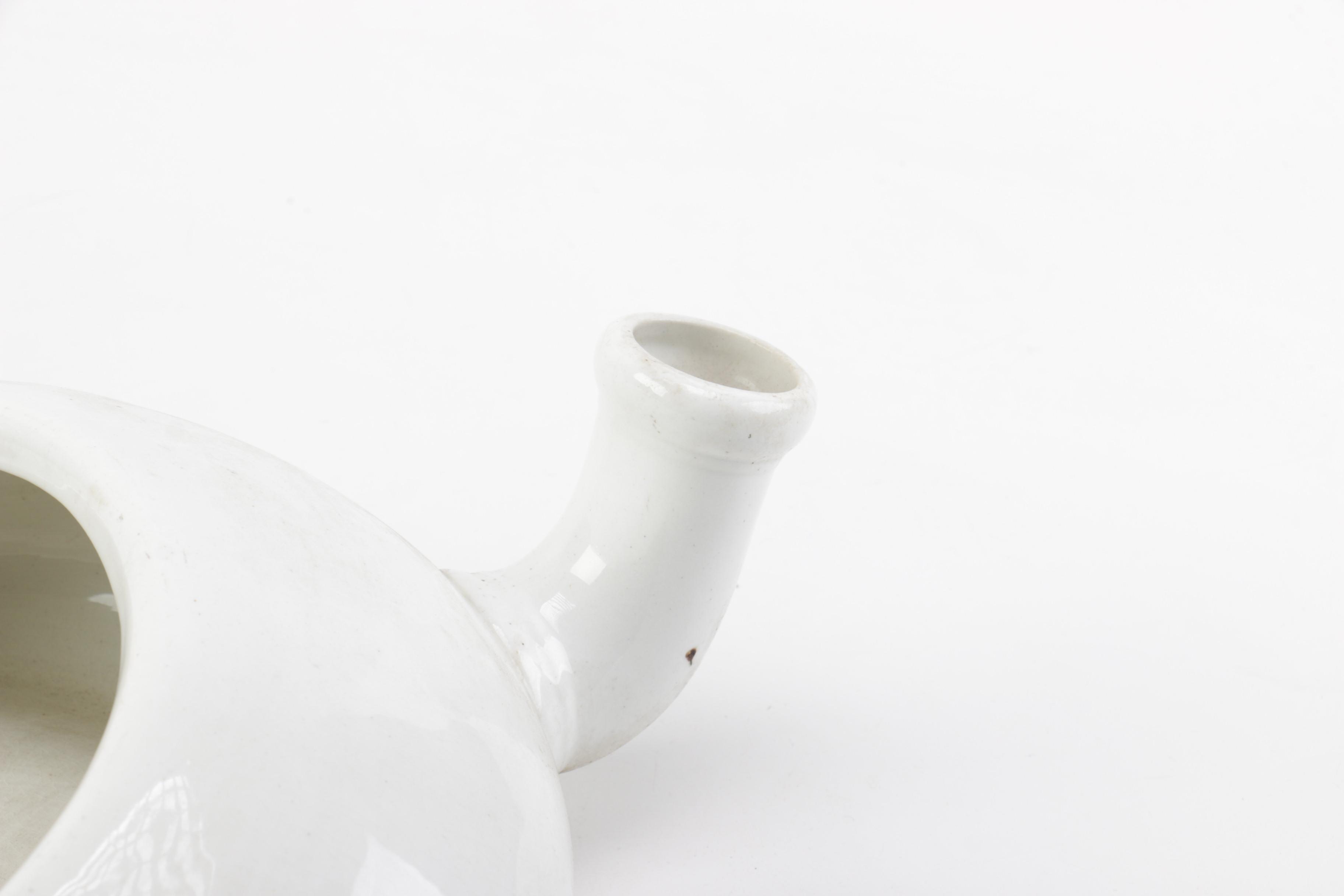 Vintage Ceramic Bedpan and Urinal