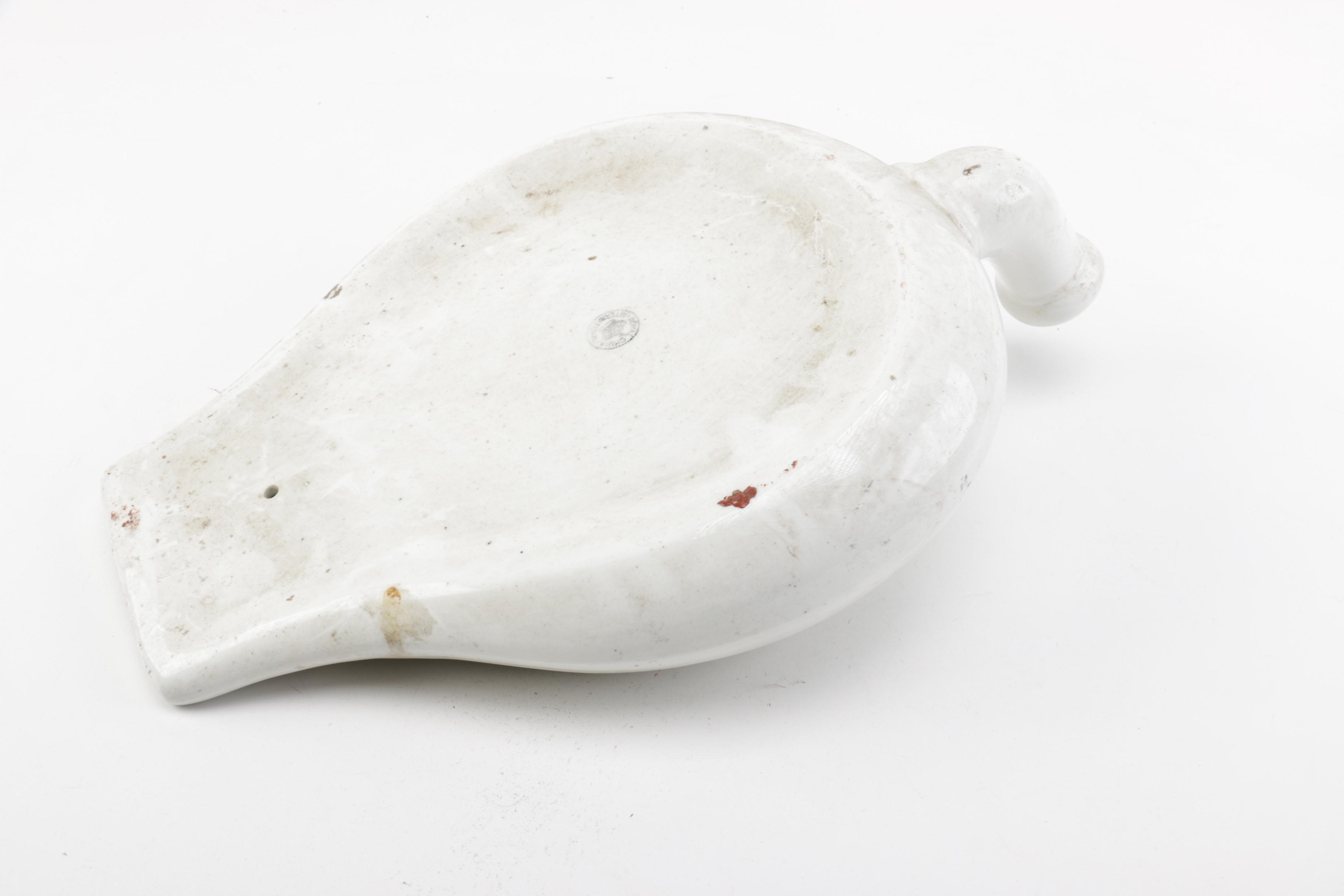 Vintage Ceramic Bedpan and Urinal