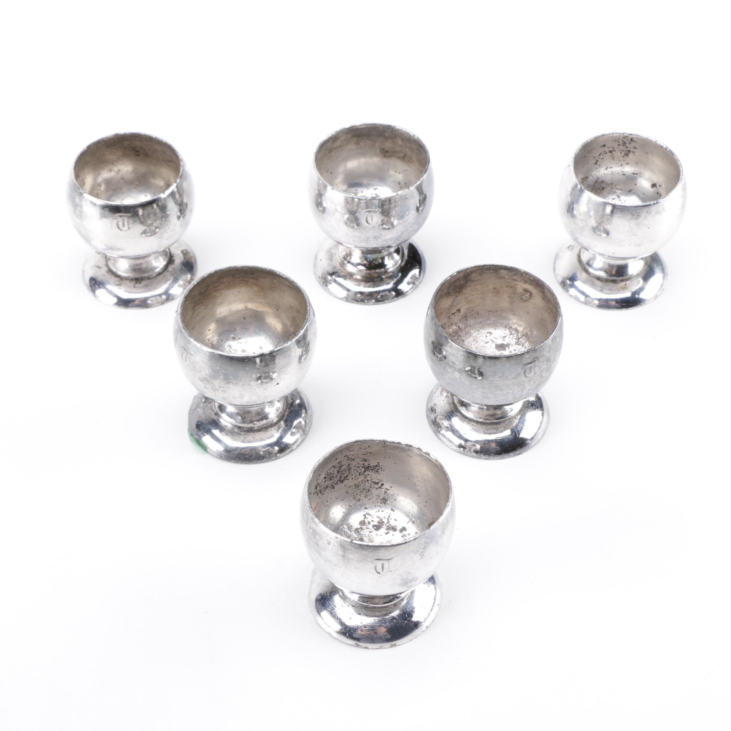 Vintage Wilcox Silver Plate Co. Miniature Cordial Cup Set