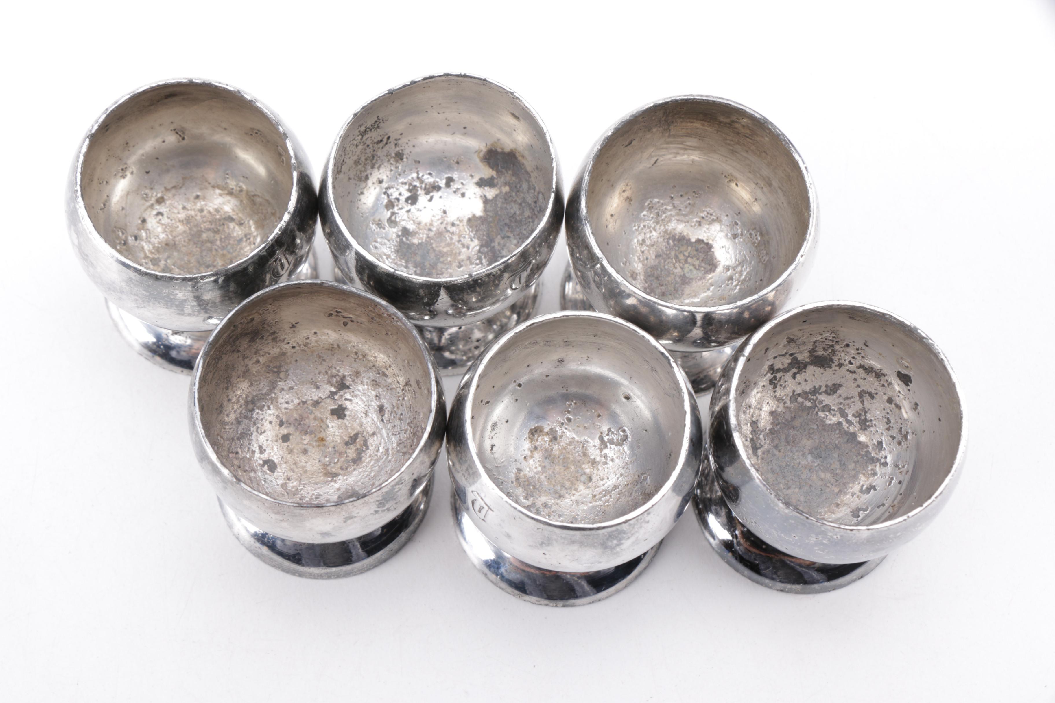 Vintage Wilcox Silver Plate Co. Miniature Cordial Cup Set