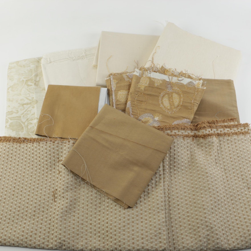 Neutral Toned Fabric Samples