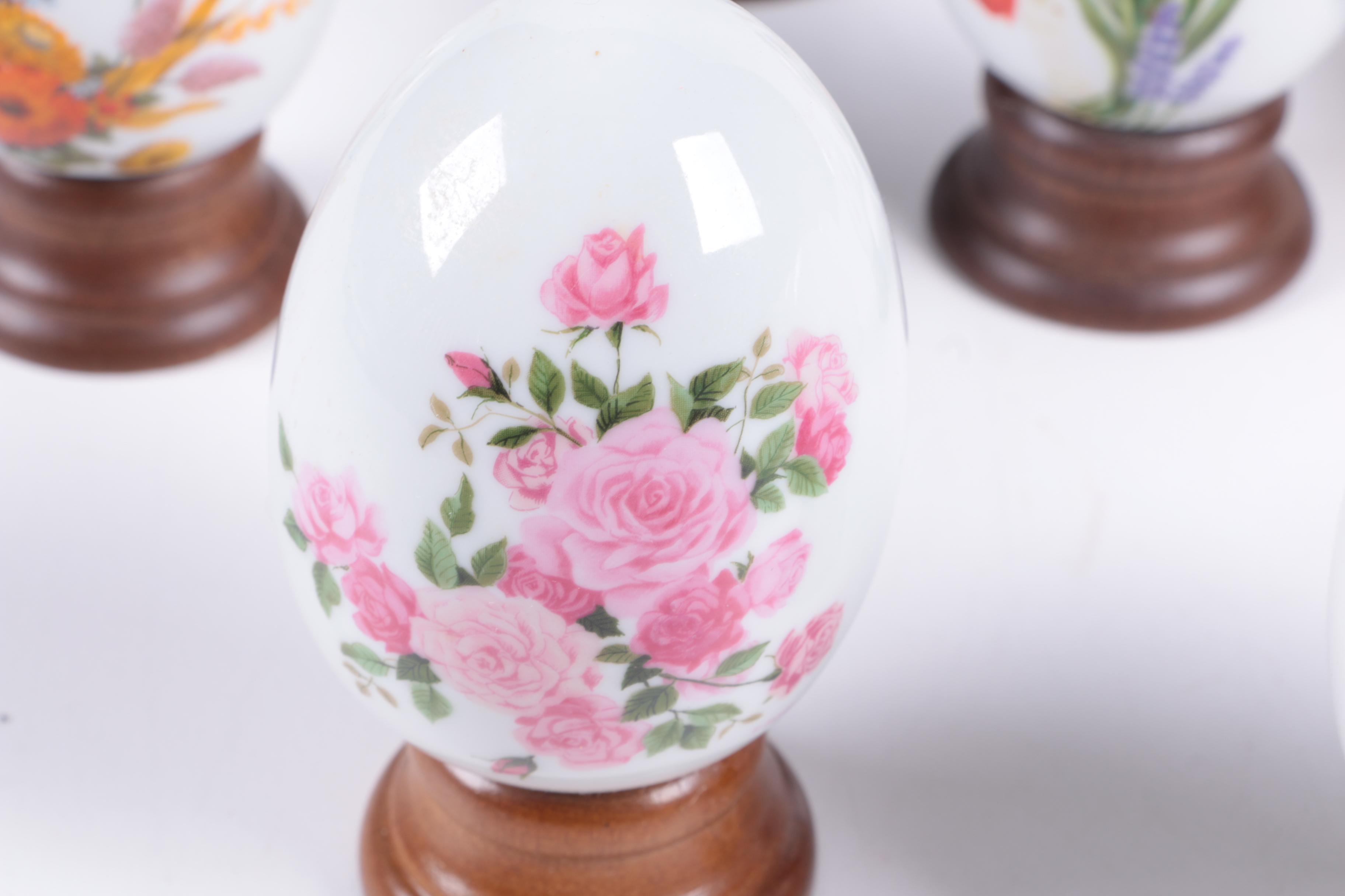Porcelain Seasonal Eggs by Avon