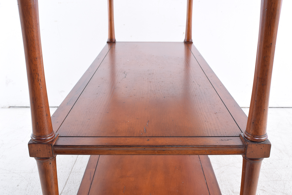 Console Table with Walnut Stain