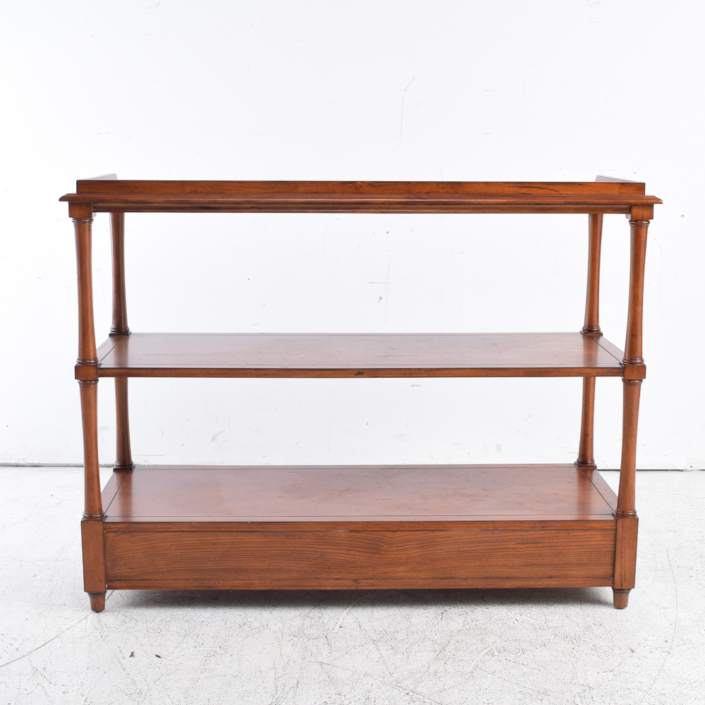 Console Table with Walnut Stain