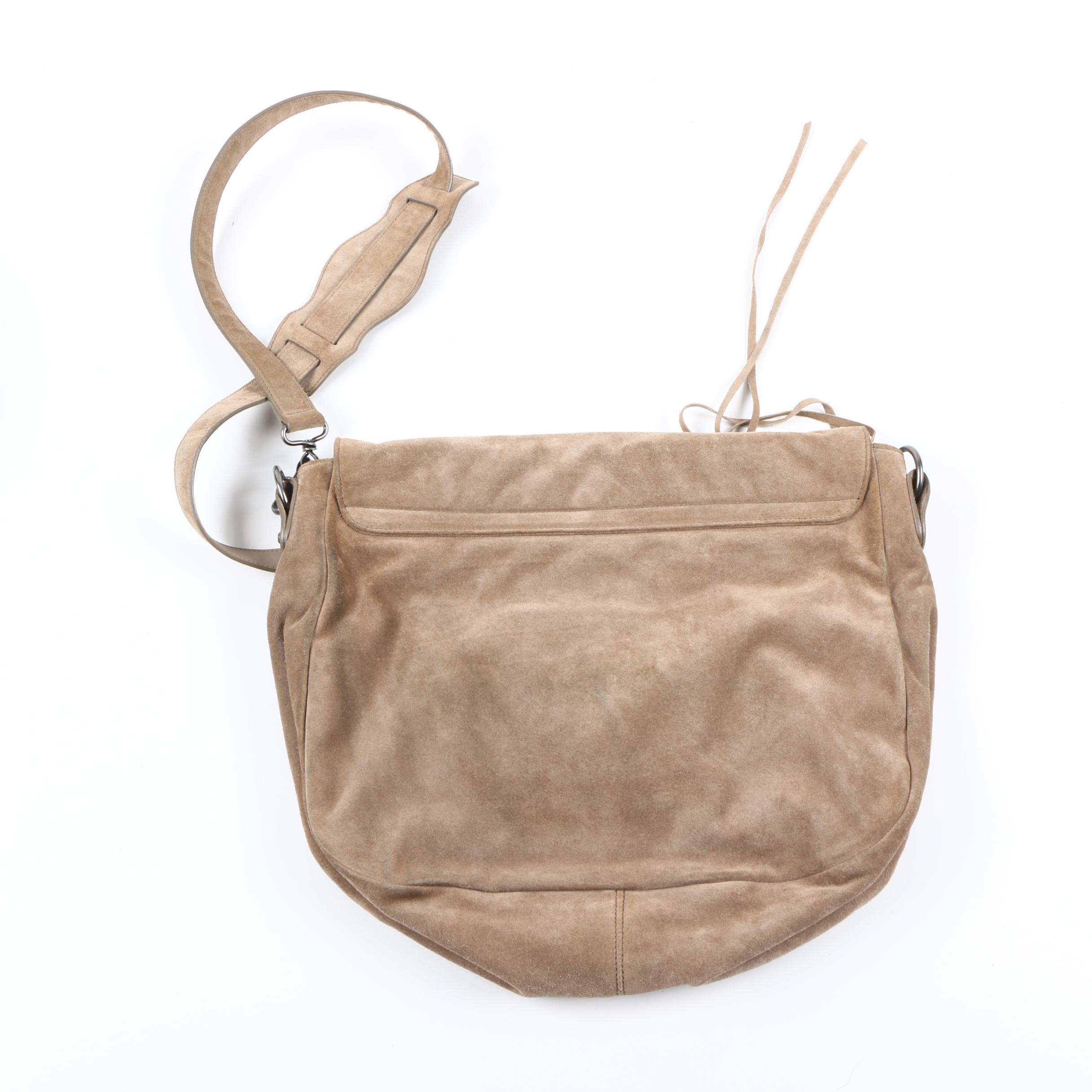 Balenciaga Paris Agneau Folk Messenger Bag