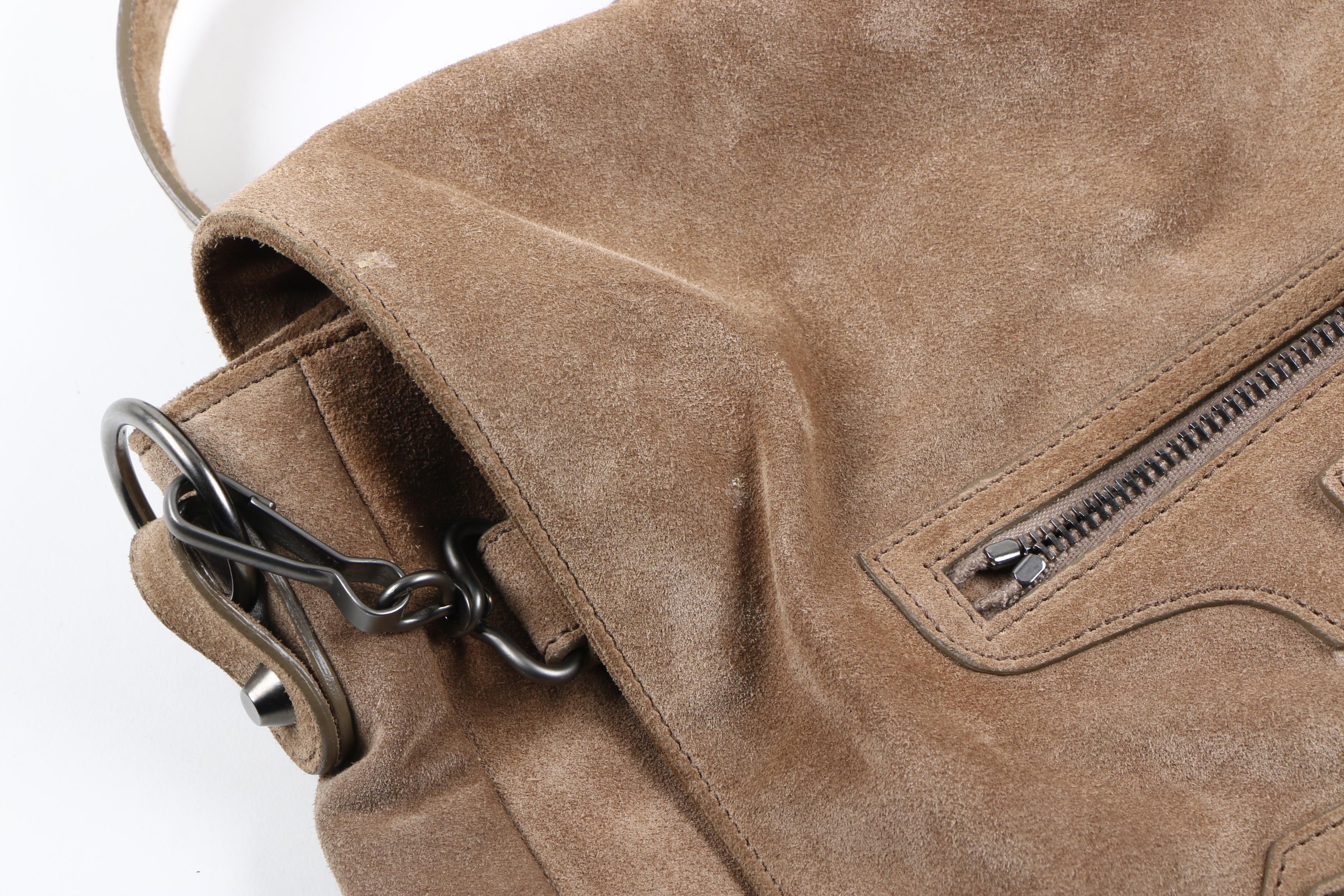 Balenciaga Paris Agneau Folk Messenger Bag