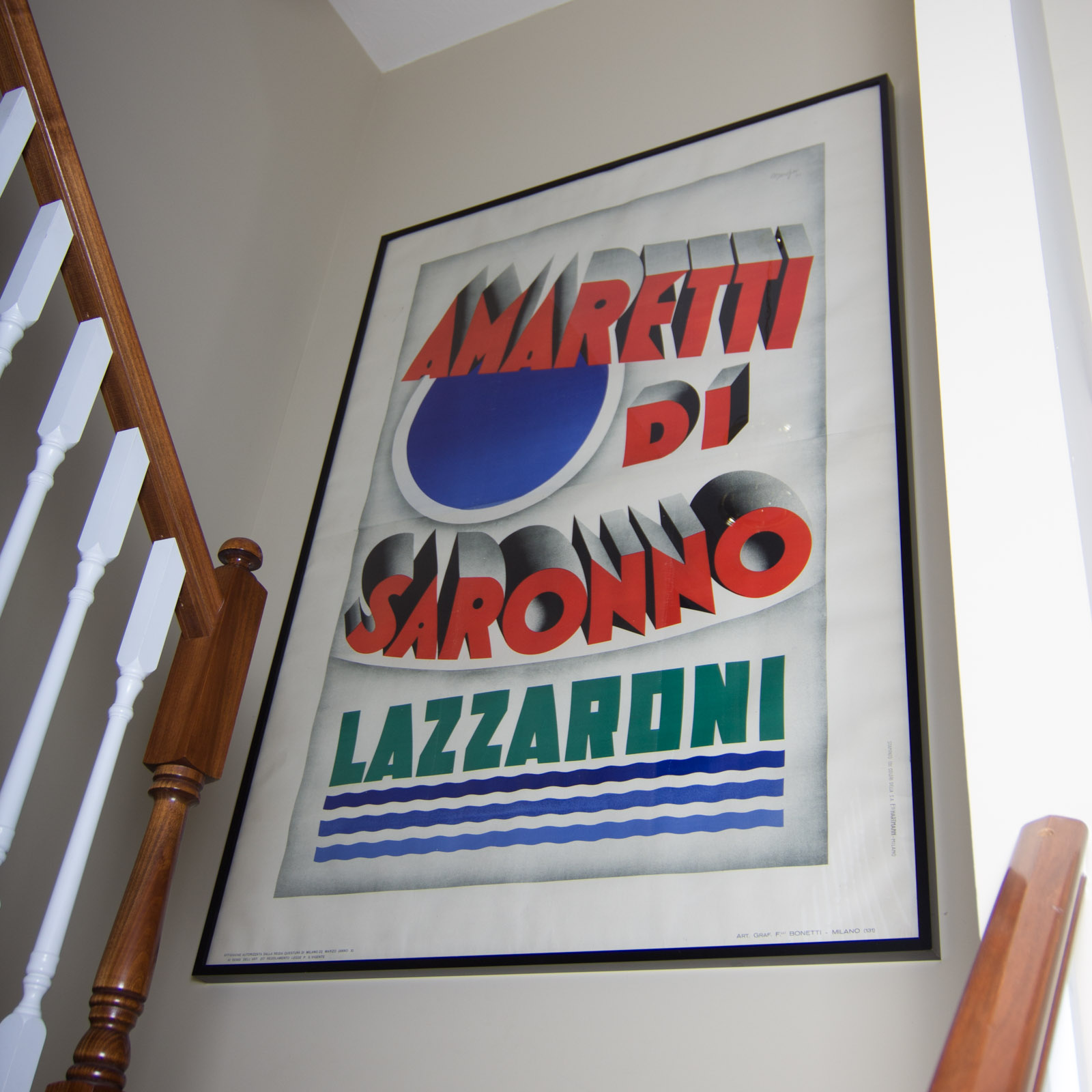 1932 Extra Large Original Italian Art Deco Poster