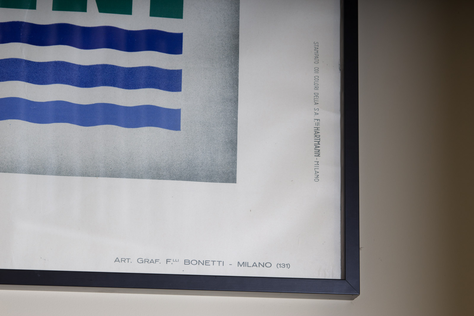 1932 Extra Large Original Italian Art Deco Poster