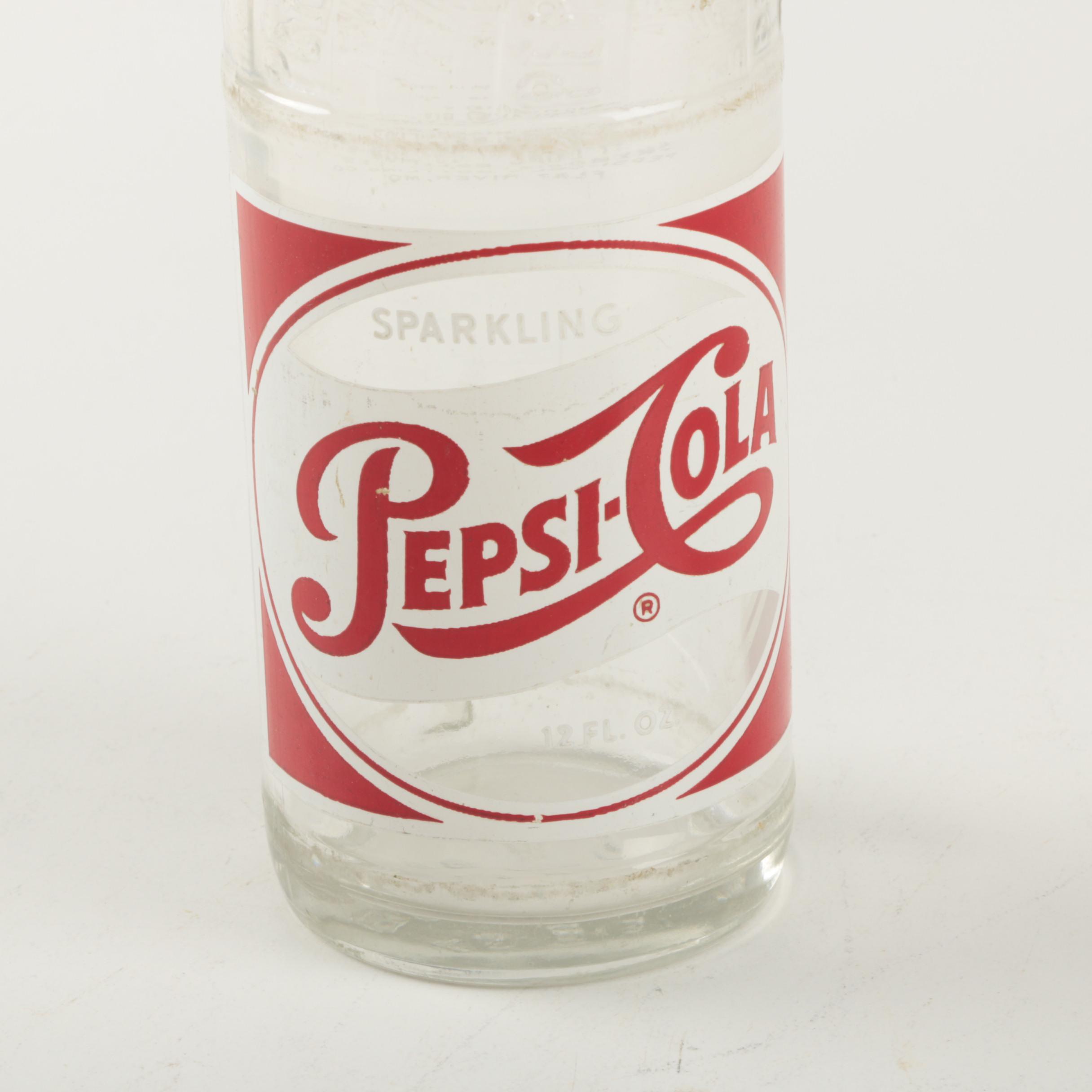 Vintage Pepsi-Cola Bottle and Stretched Bottles