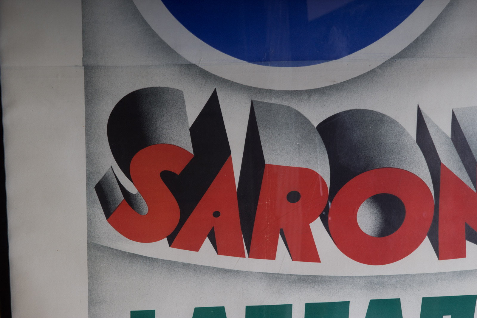 1932 Extra Large Original Italian Art Deco Poster