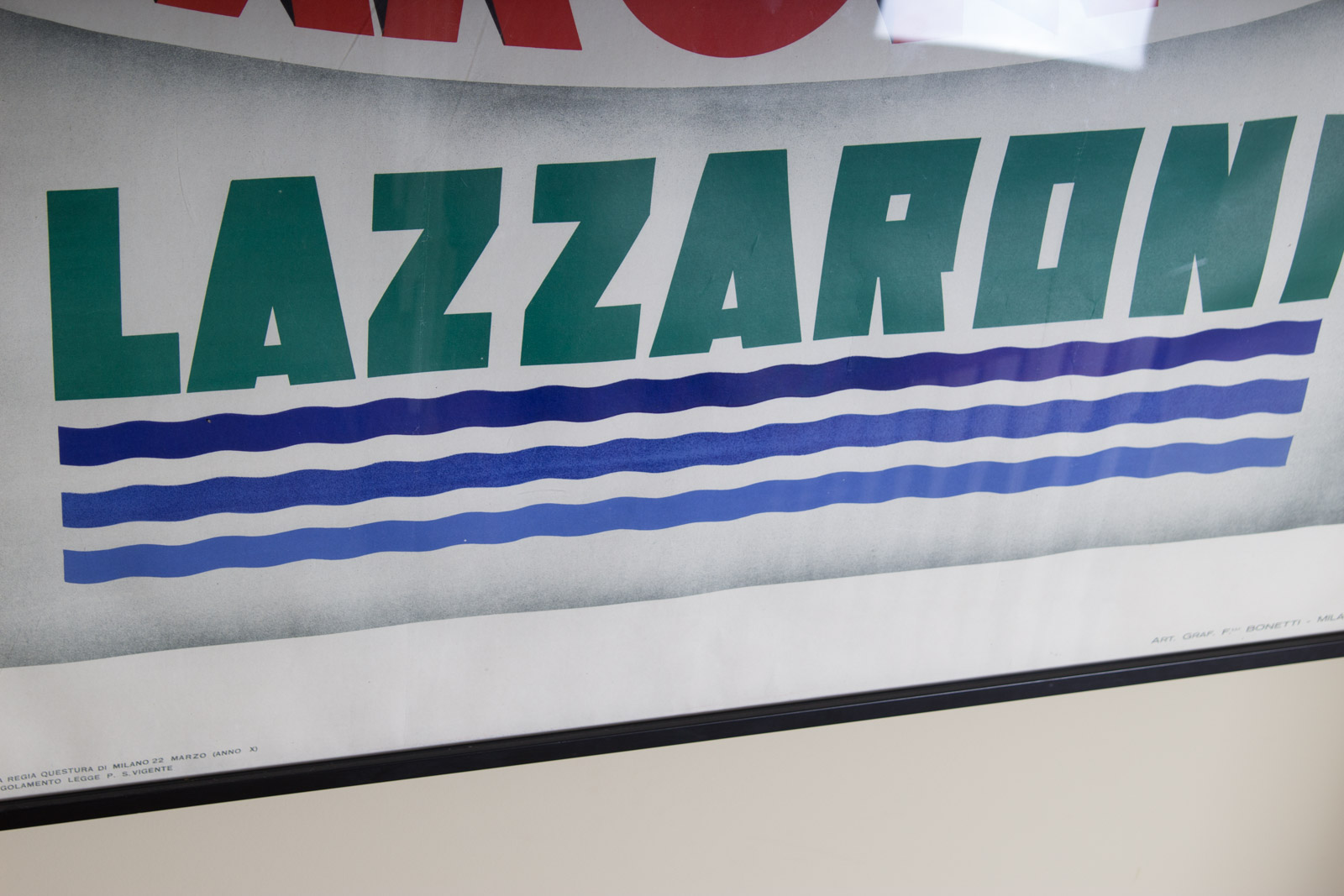 1932 Extra Large Original Italian Art Deco Poster