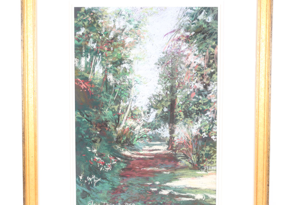 Elsie Dresch Oil Pastel on Paper, Untitled