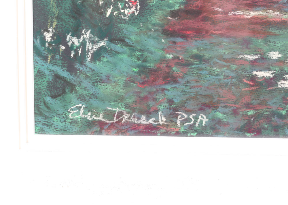 Elsie Dresch Oil Pastel on Paper, Untitled