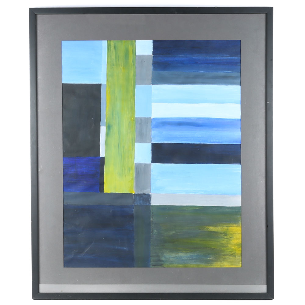 Chantelle Angelique Acrylic Painting on Paper "Baxter Street"