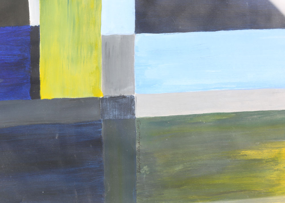 Chantelle Angelique Acrylic Painting on Paper "Baxter Street"