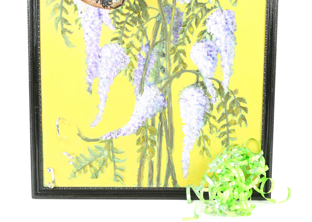 Theo Bennett Mixed Media "Mardis Gras in the Spring"