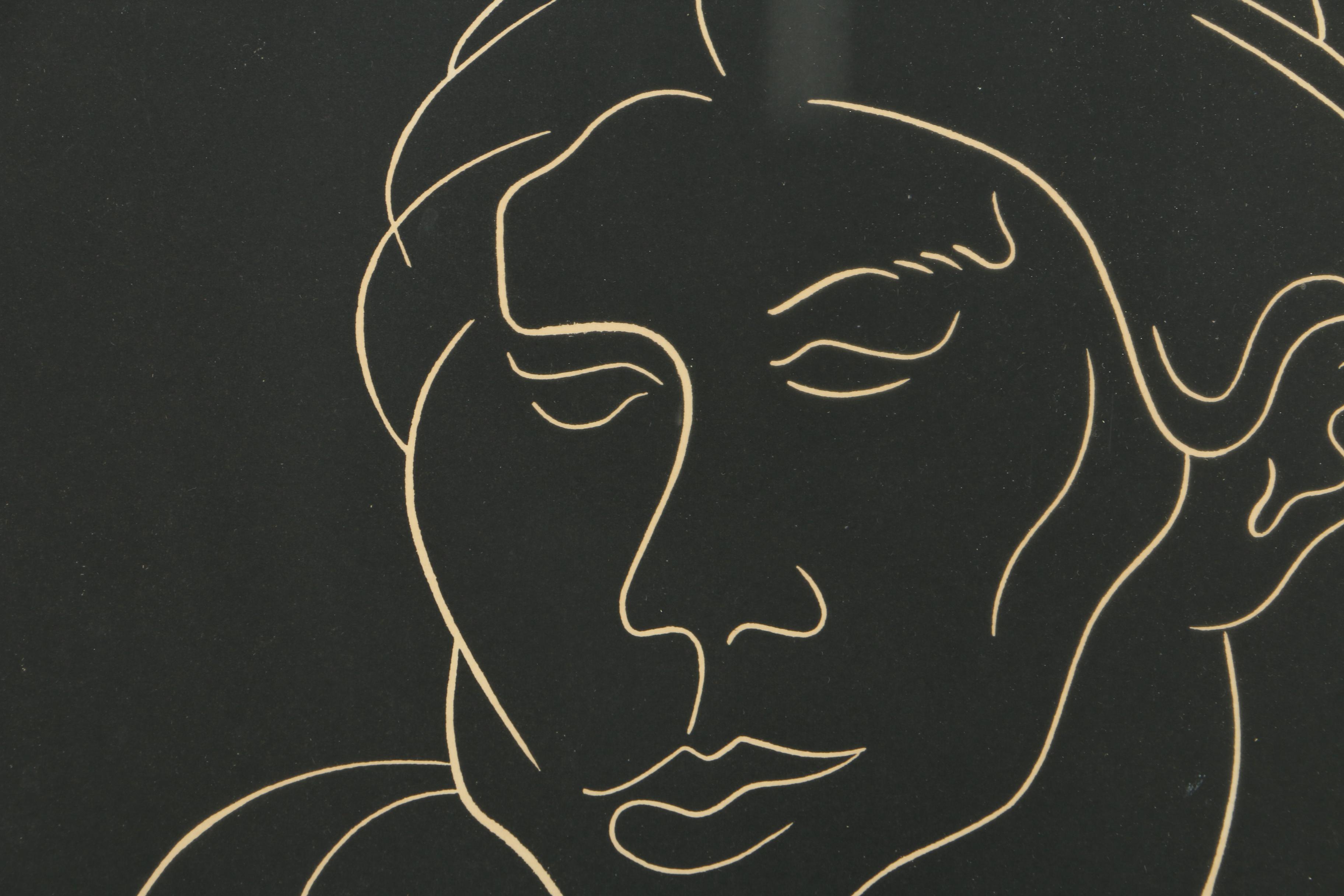 Keever Relief Print of a Portrait