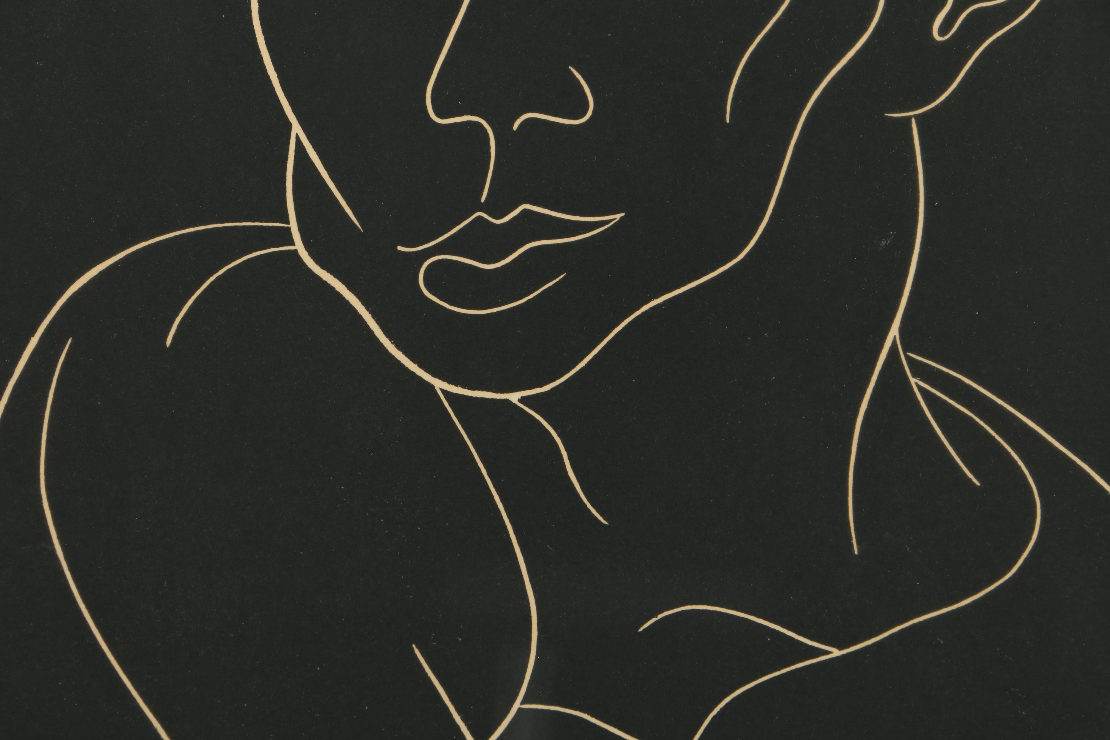 Keever Relief Print of a Portrait