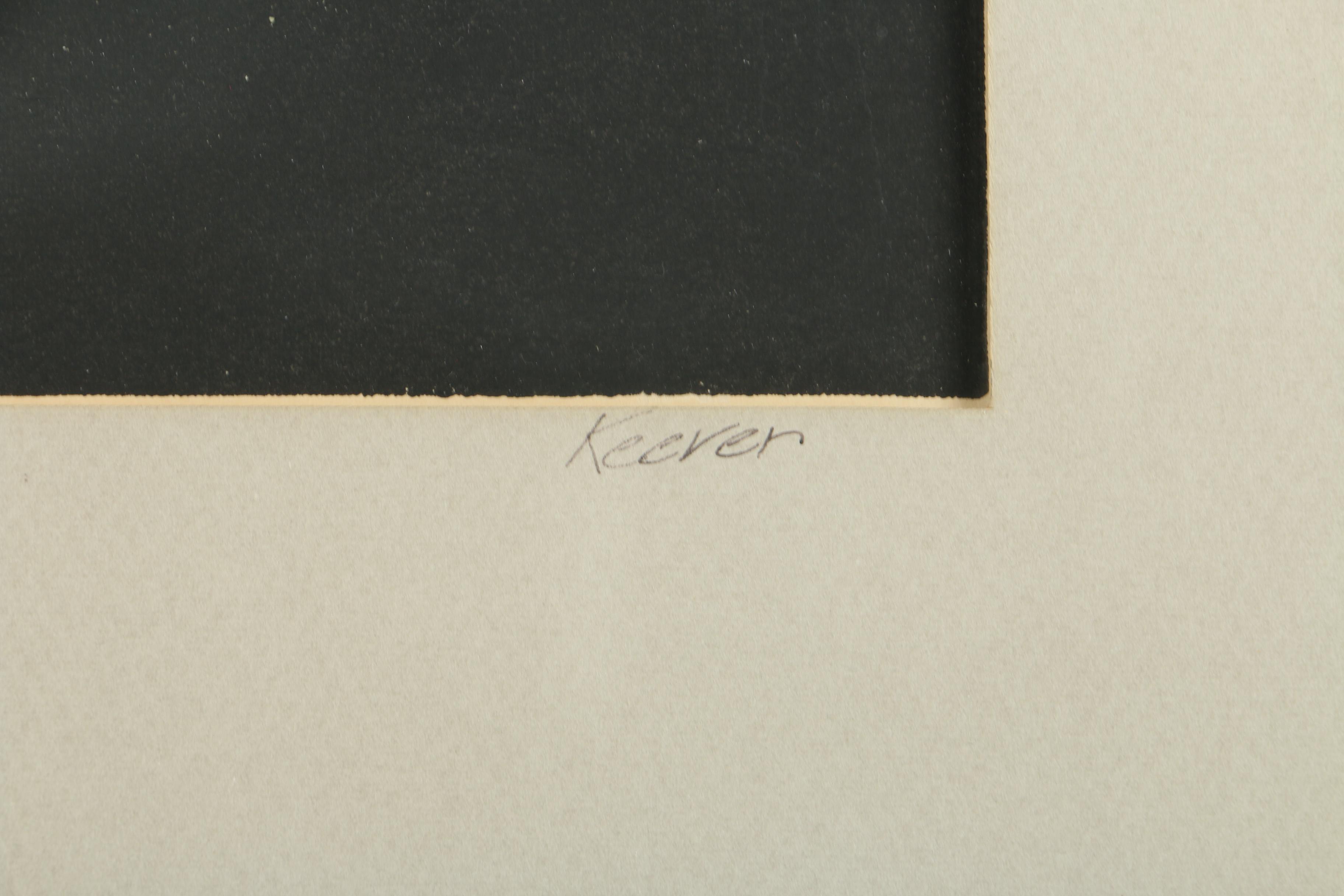 Keever Relief Print of a Portrait