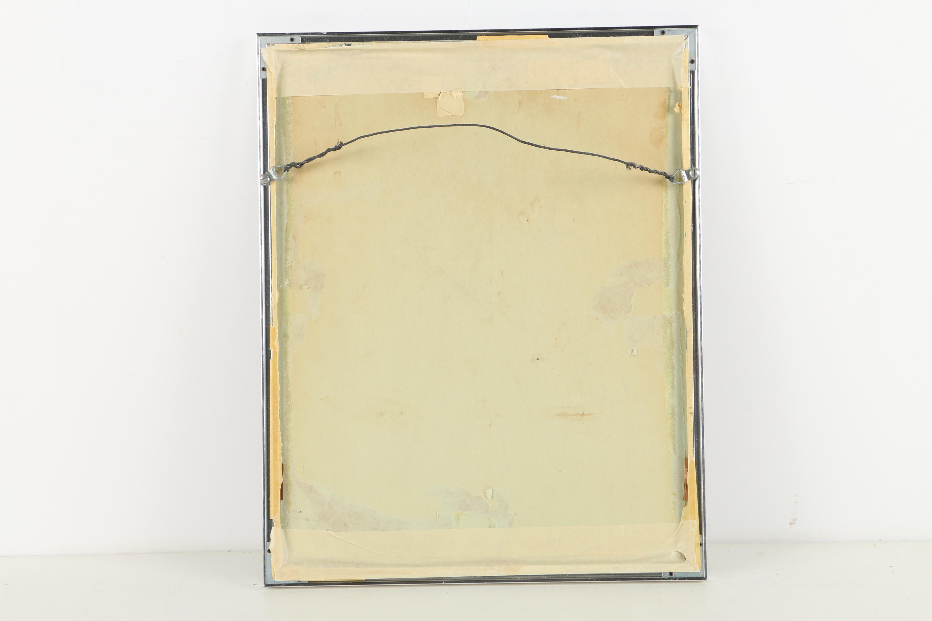 Keever Relief Print of a Portrait