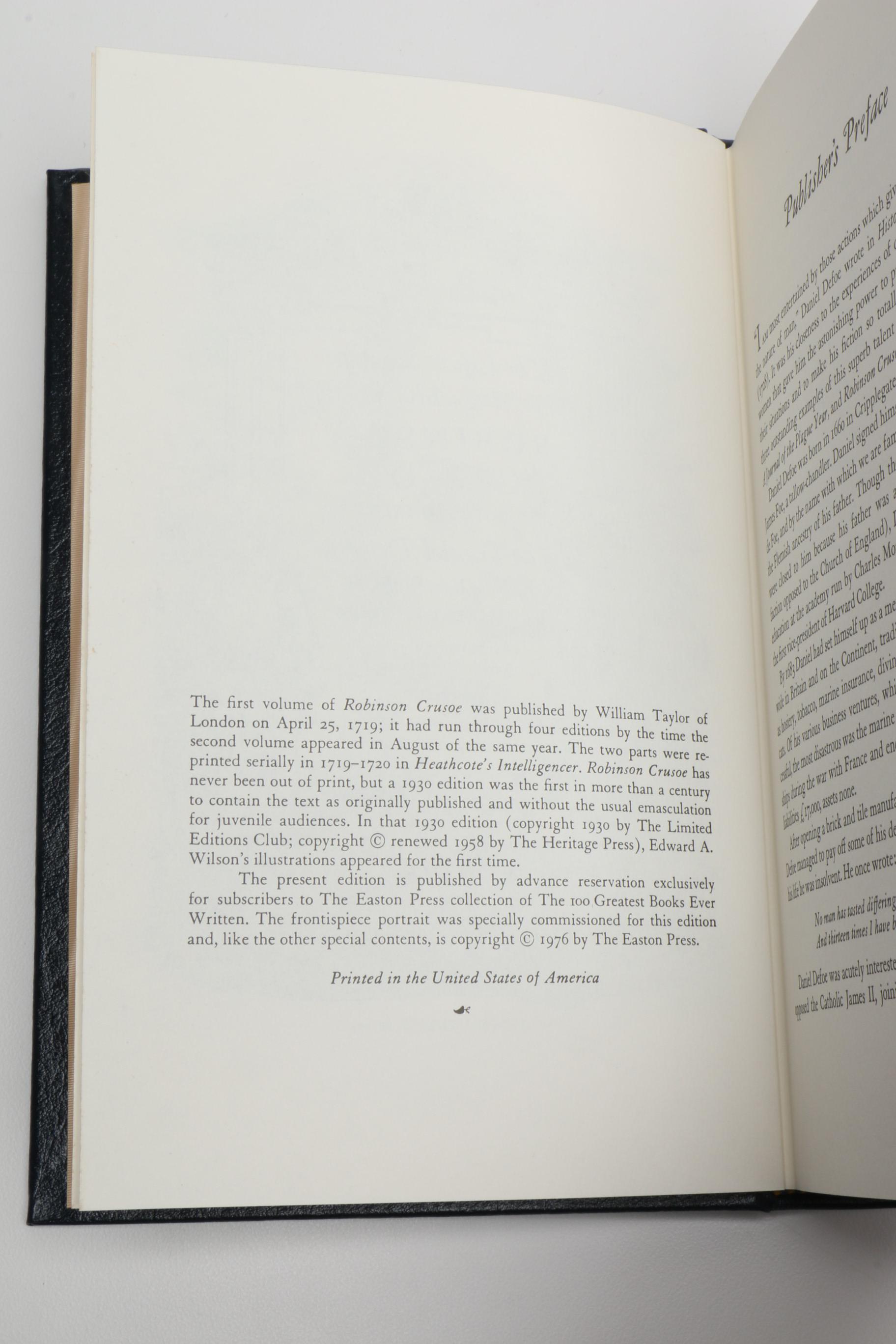 Easton Press Leatherbound Collector's Editions Featuring Jack London
