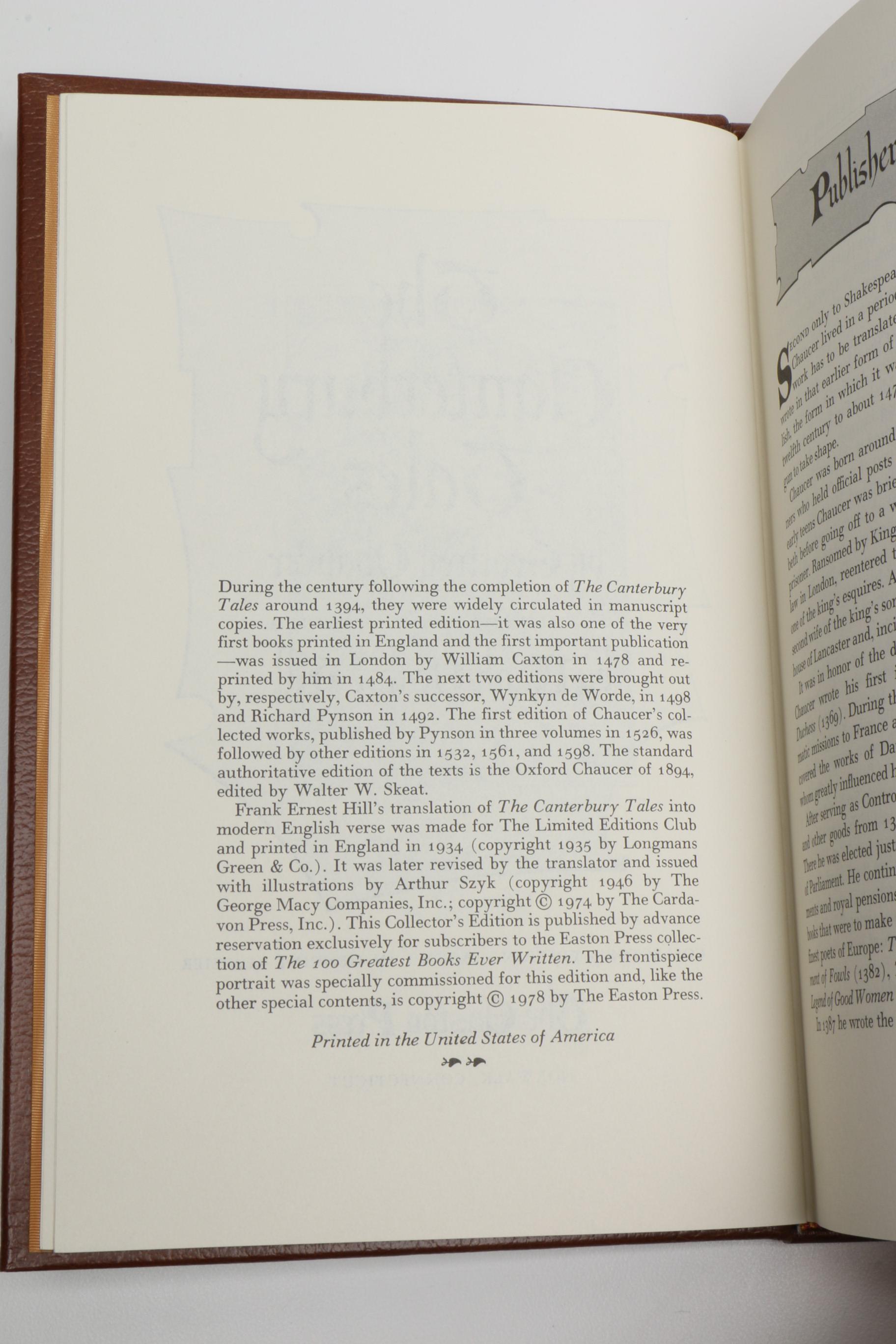 Easton Press Leatherbound Collector's Editions Featuring Jack London