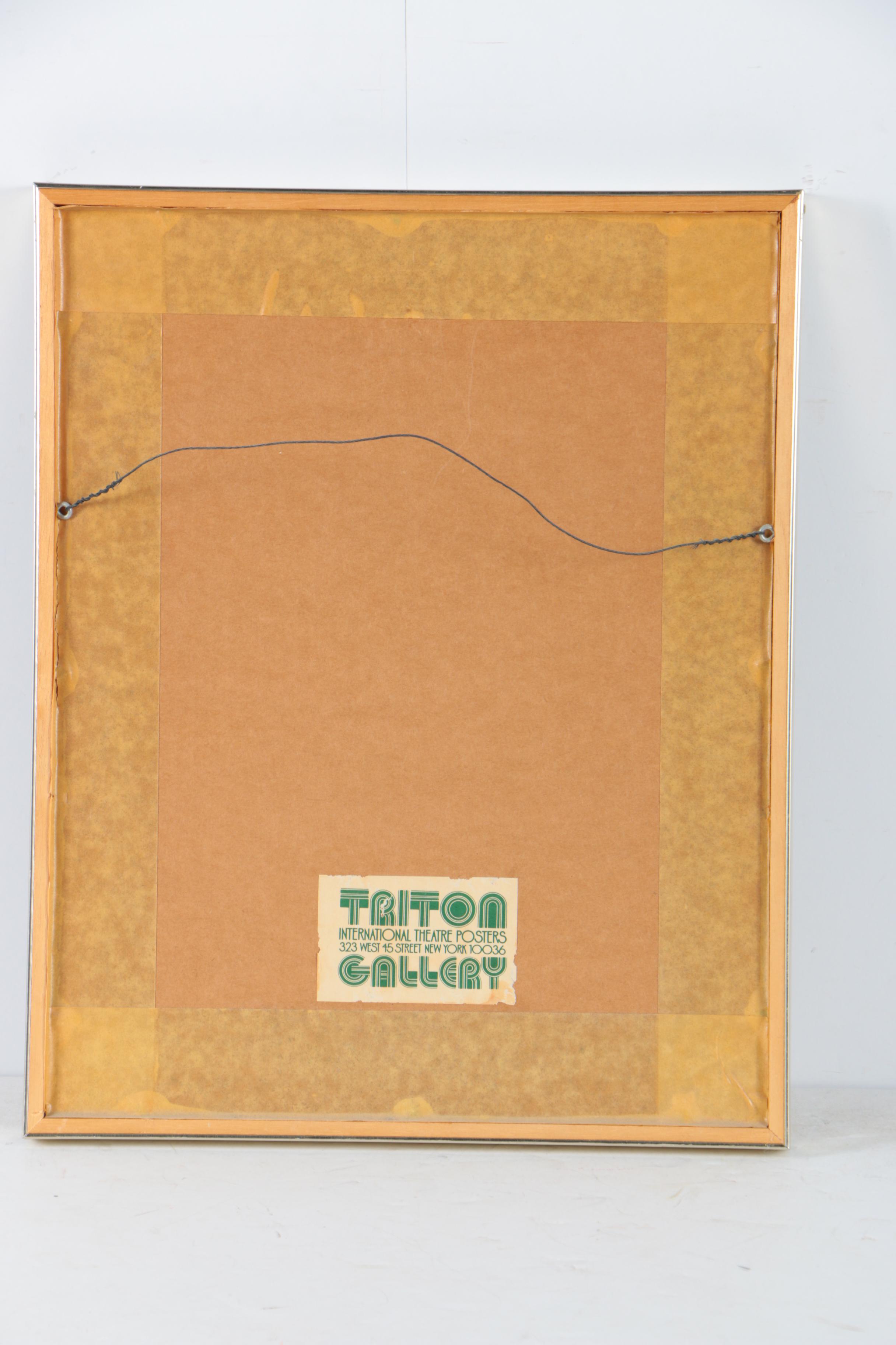 "Der Blaue Engel" Signed Poster