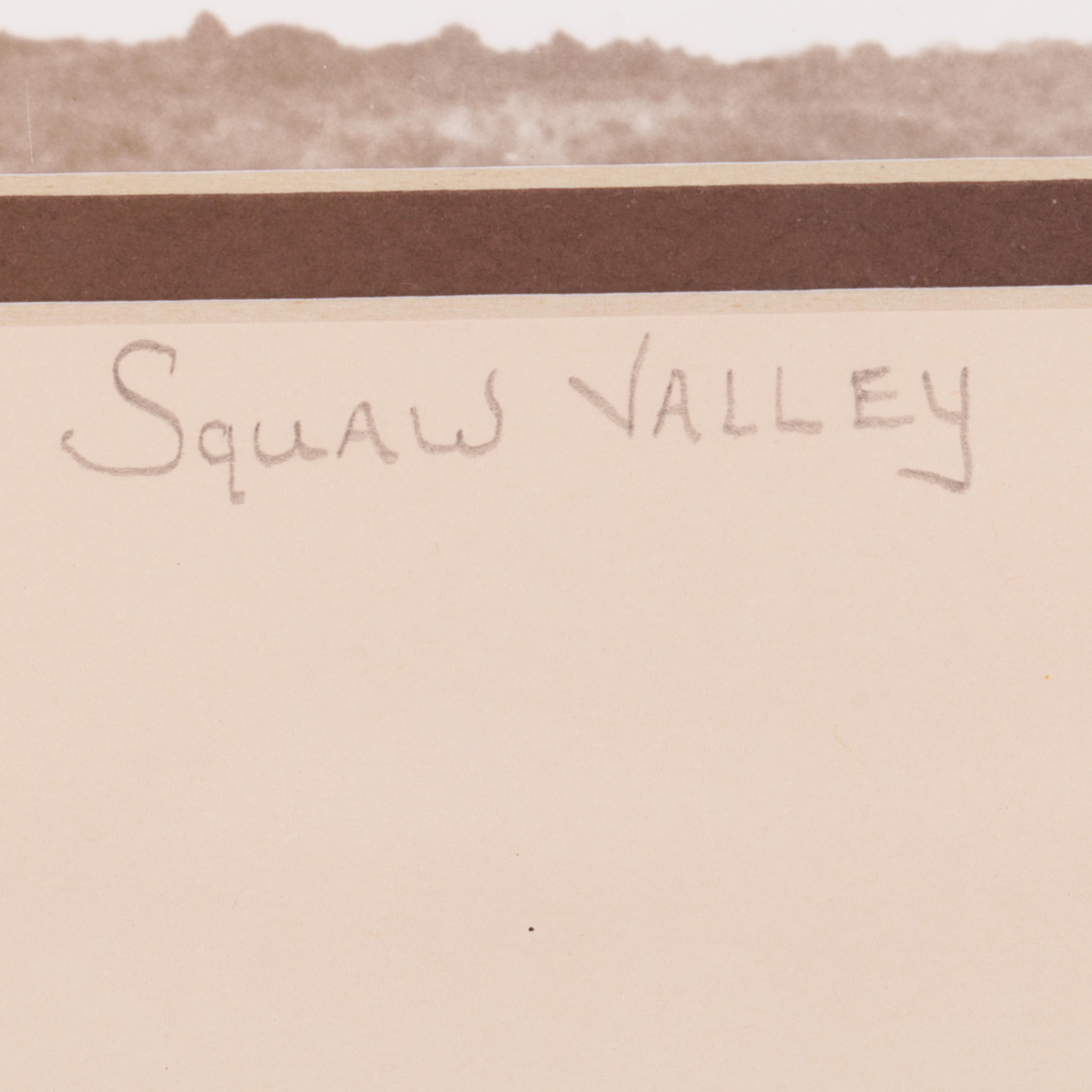 Reproduction Photograph "Olympic Trails, Squaw Valley"