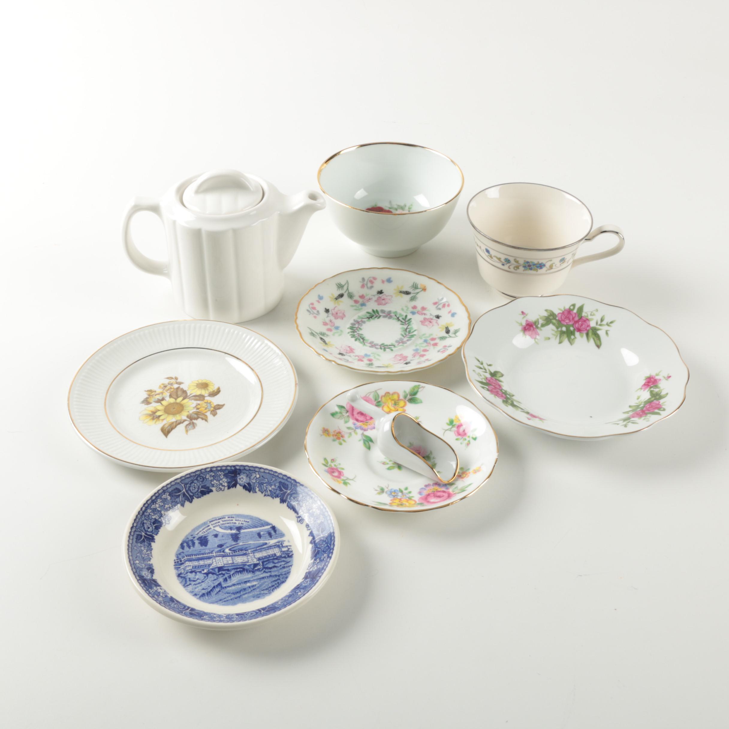 Porcelain Tableware Featuring Noritake