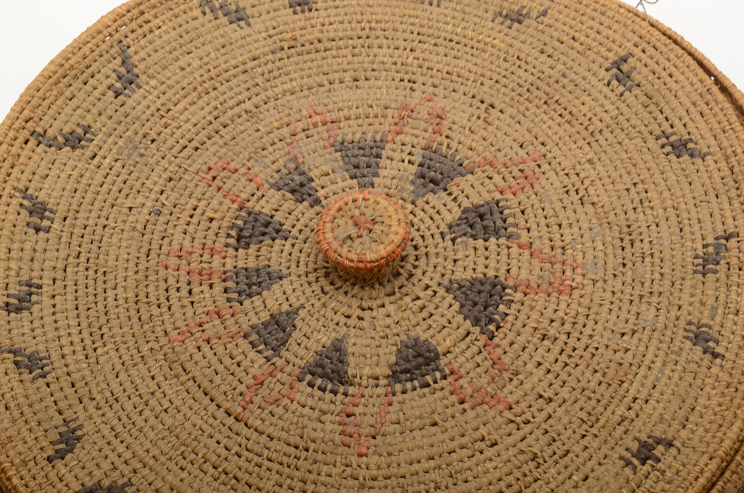 Vintage Mexican-Style Tortilla Warming Woven Basket