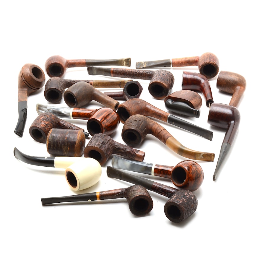 Assorted Vintage Smoking Pipes