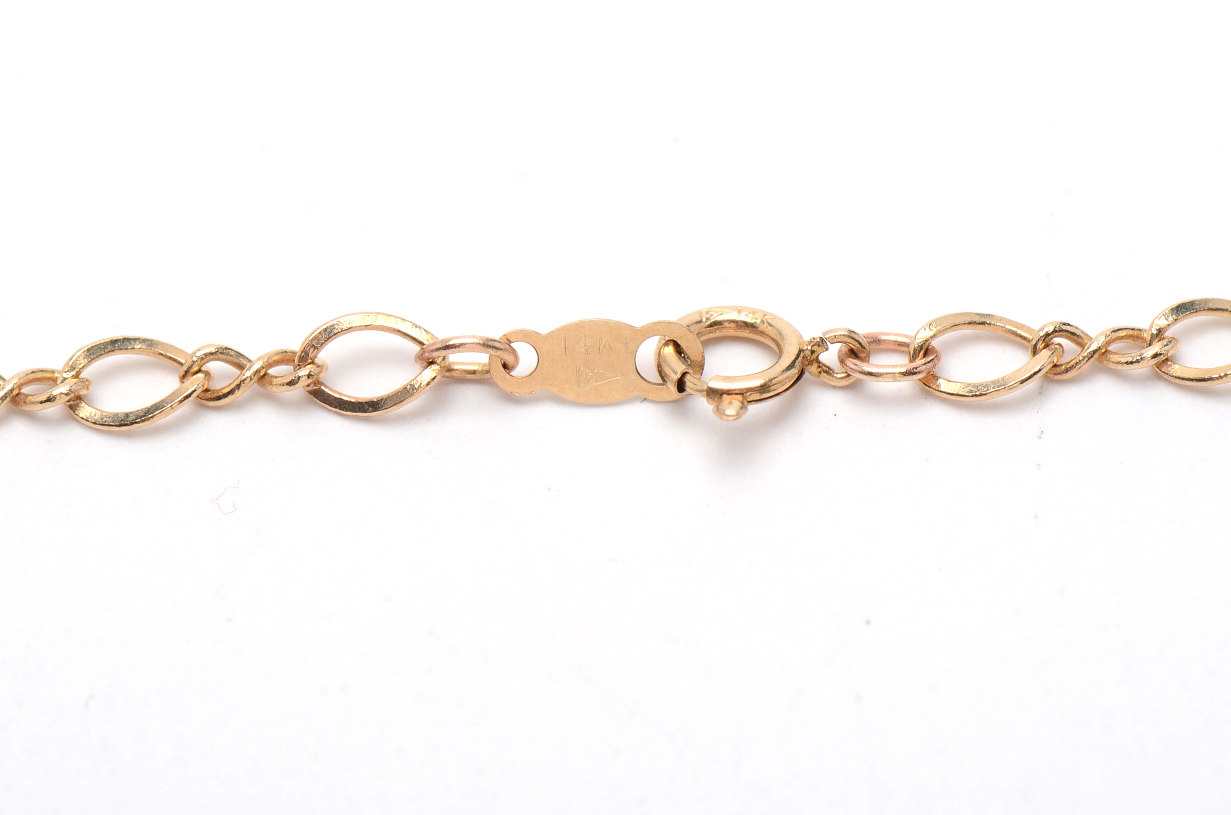 "House of Igor Carl Fabergé" 14K Yellow Gold Gemstone Fabergé Egg Necklace